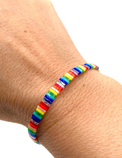 Mexoul Handmade Miyuki Tila bead bracelet variant 29
