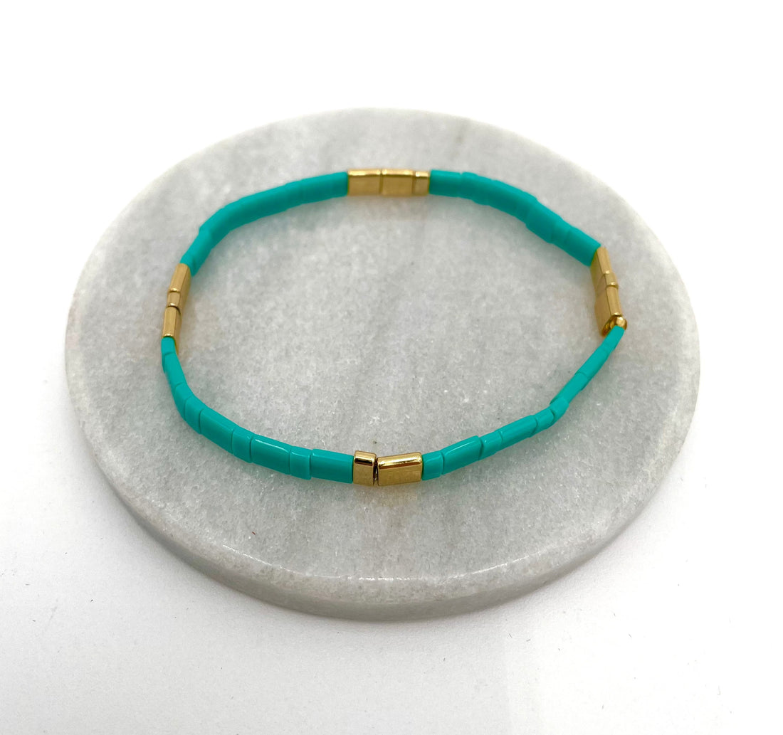 Mexoul Handmade Miyuki Tila bead bracelet variant 3