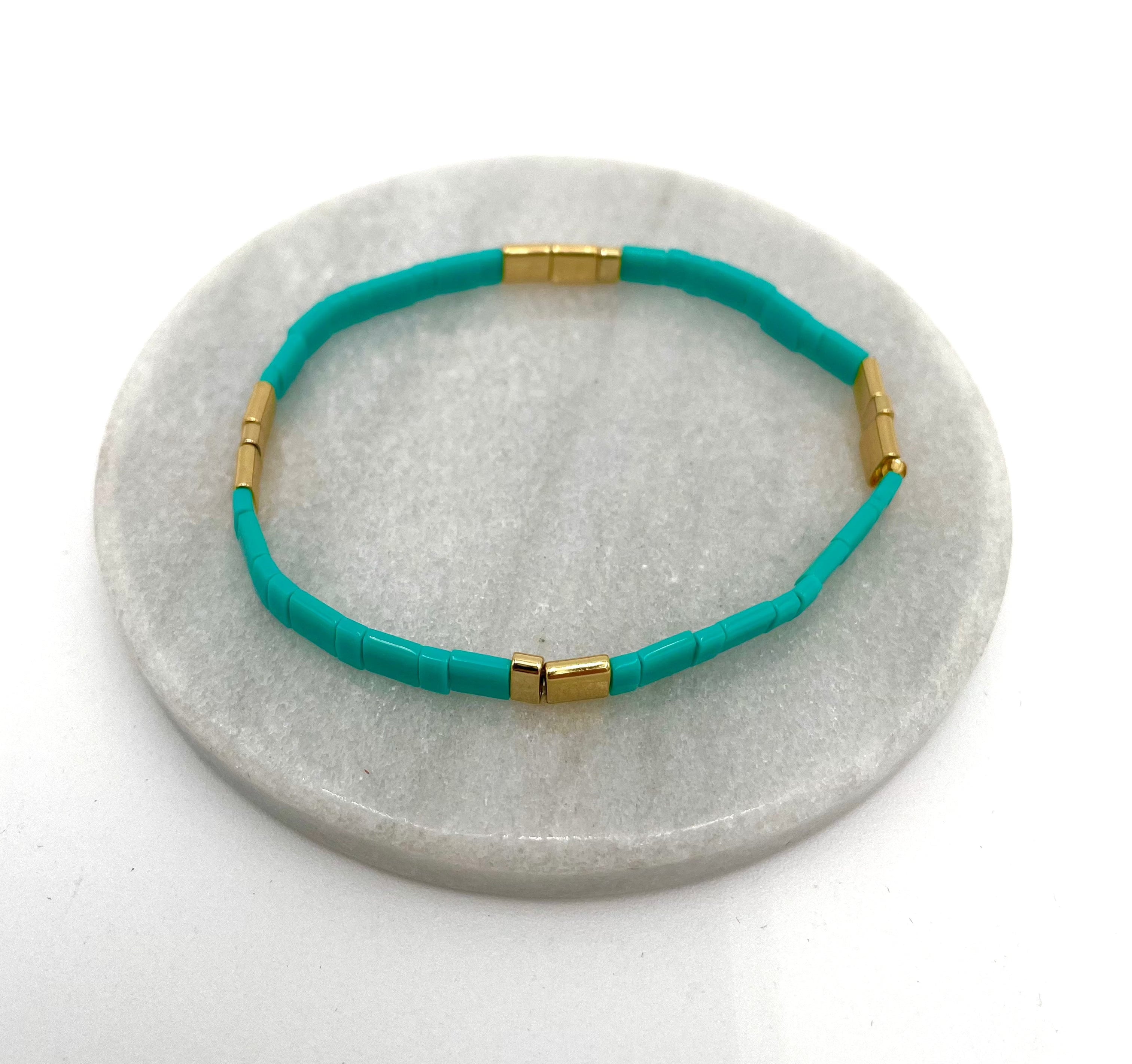 Mexoul Handmade Miyuki Tila bead bracelet variant 3