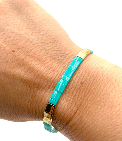 Mexoul Handmade Miyuki Tila bead bracelet variant 3