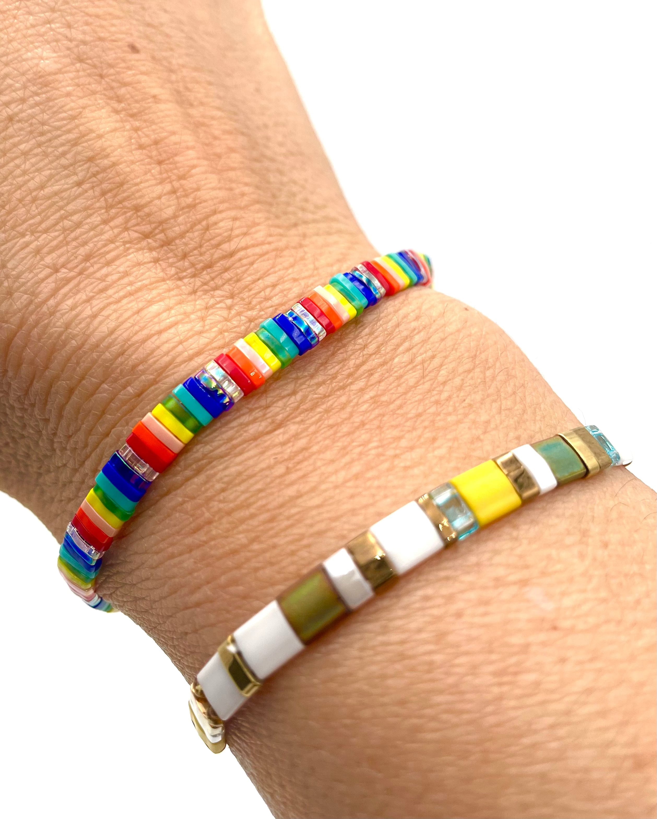Mexoul Handmade Miyuki Tila bead bracelet variant 30