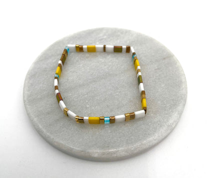 Mexoul Handmade Miyuki Tila bead bracelet variant 30