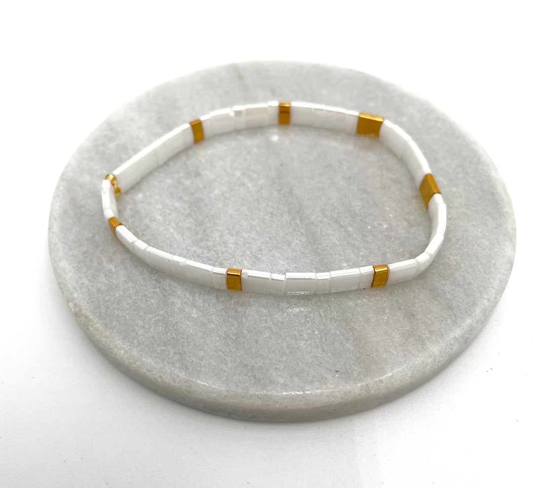 Mexoul Handmade Miyuki Tila bead bracelet variant 5