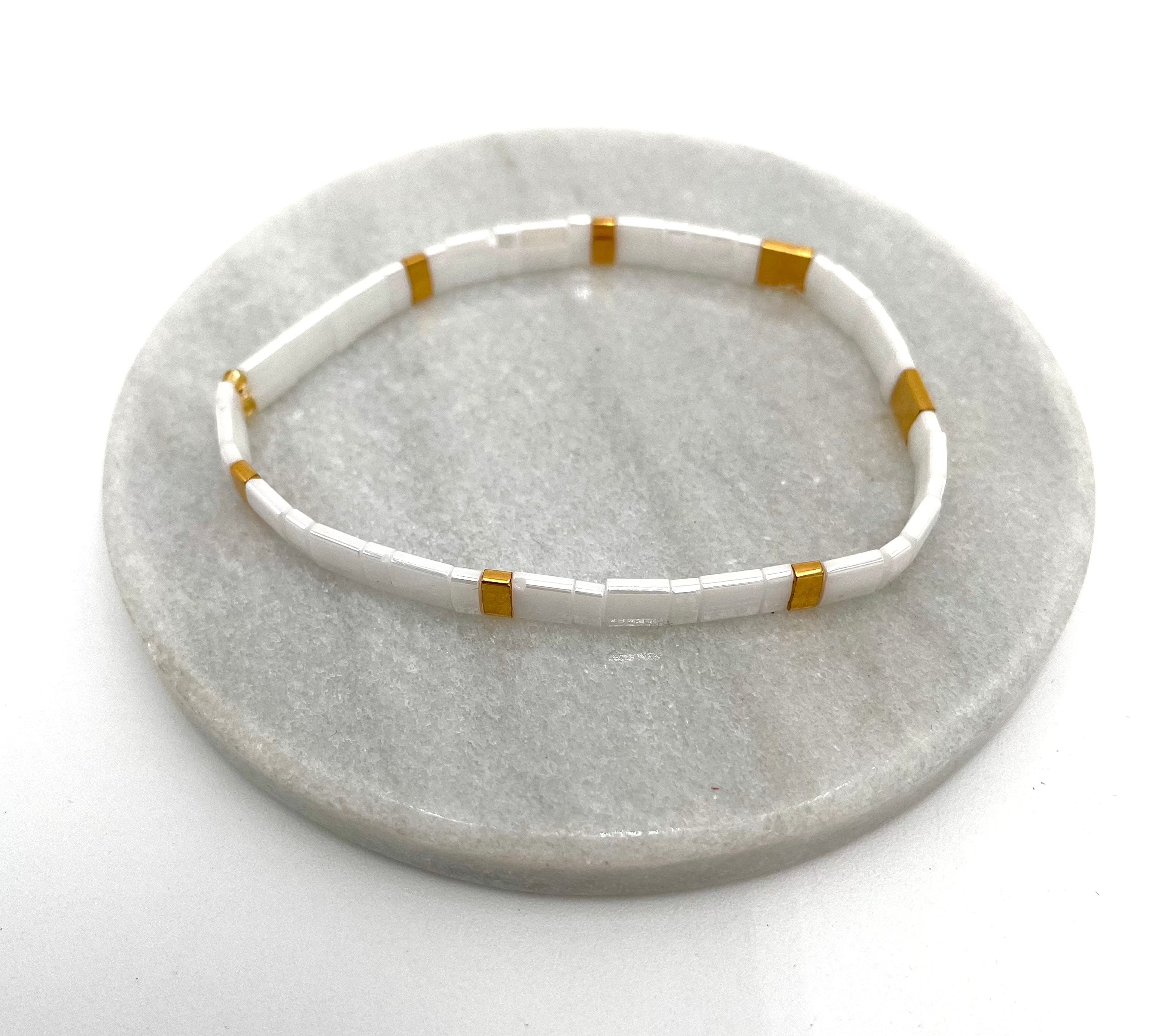 Mexoul Handmade Miyuki Tila bead bracelet variant 5
