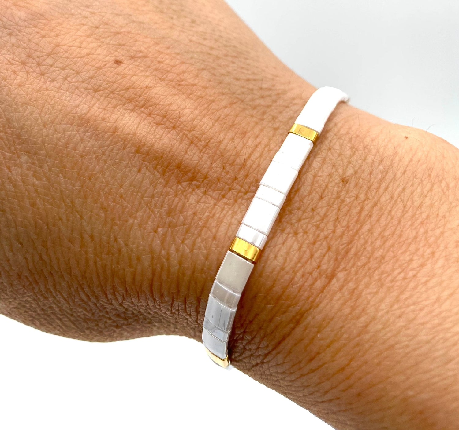 Mexoul Handmade Miyuki Tila bead bracelet variant 5