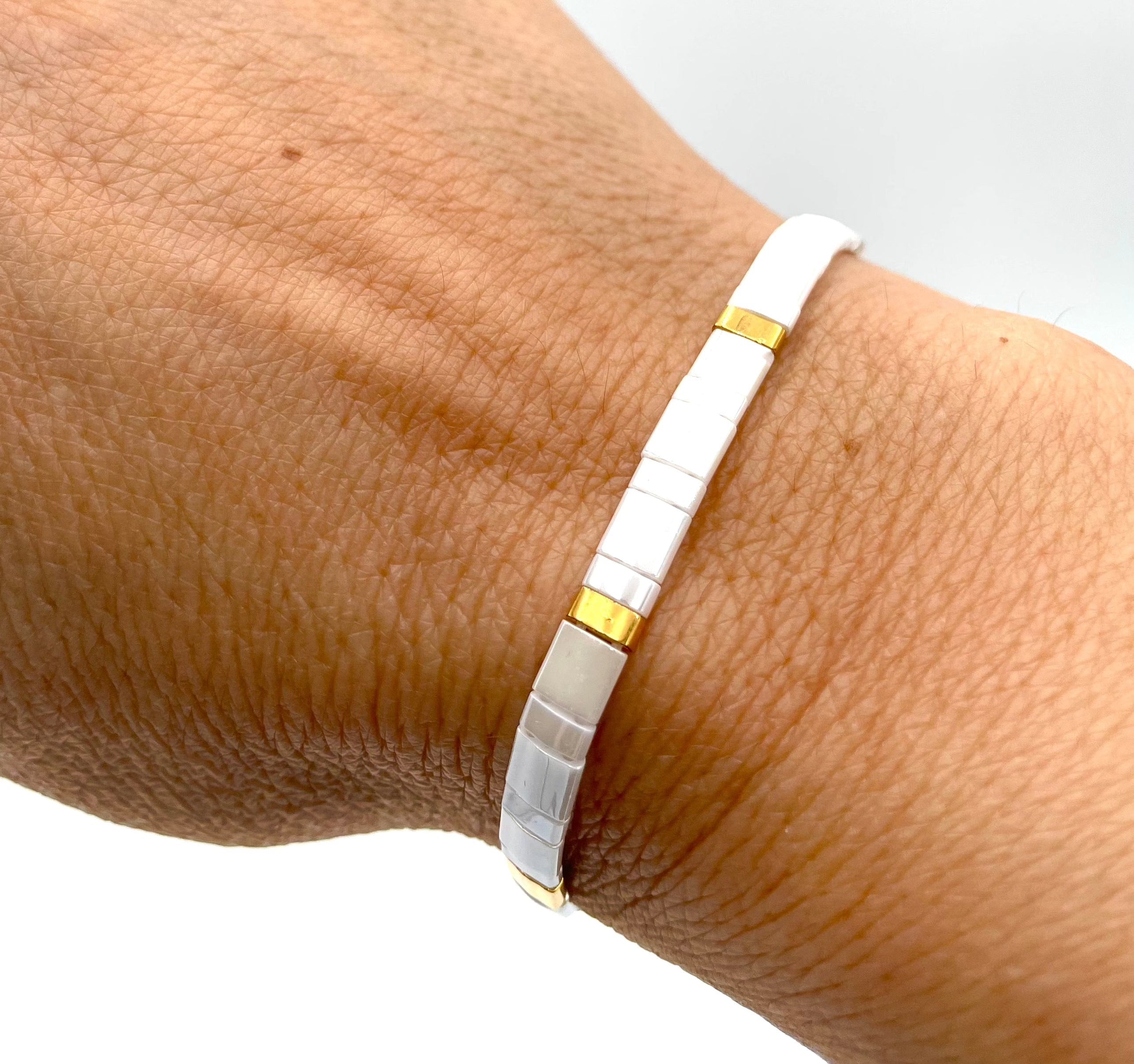 Mexoul Handmade Miyuki Tila bead bracelet variant 5
