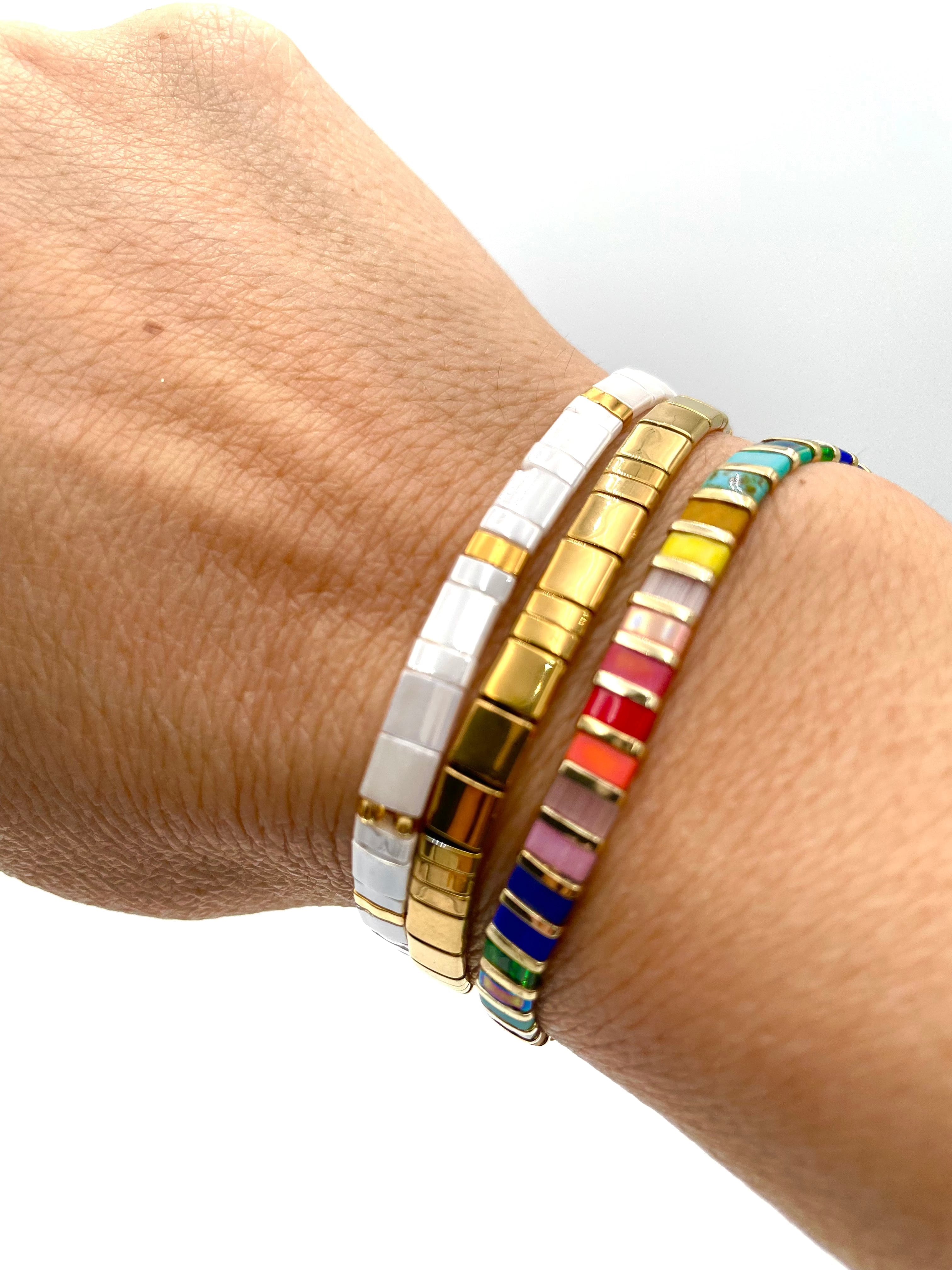 Mexoul Handmade Miyuki Tila bead bracelet variant 7