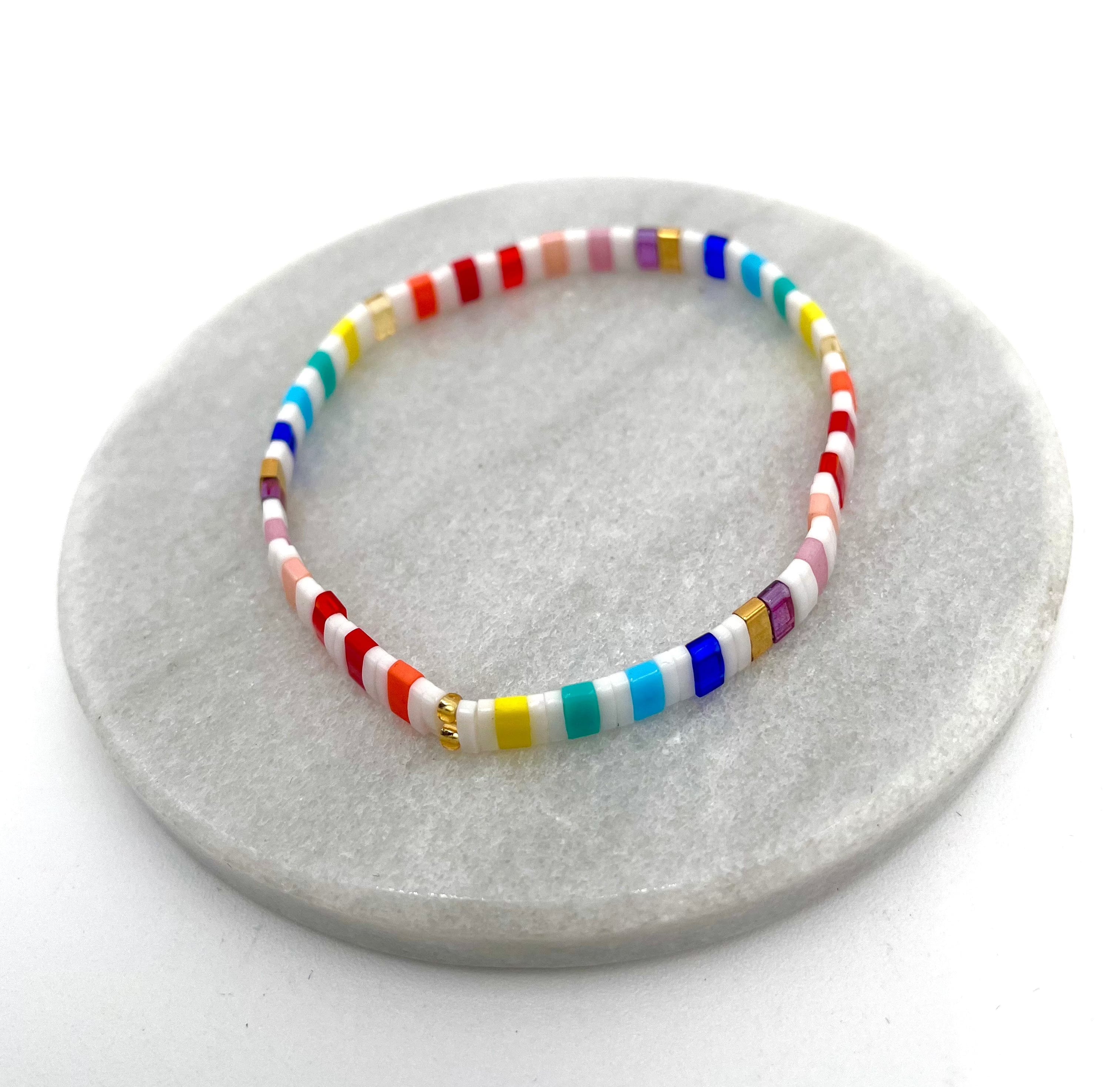 Mexoul Handmade Miyuki Tila bead bracelet variant 9
