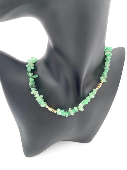Mexoul Handmade Teardrop natural stone necklace variant 2