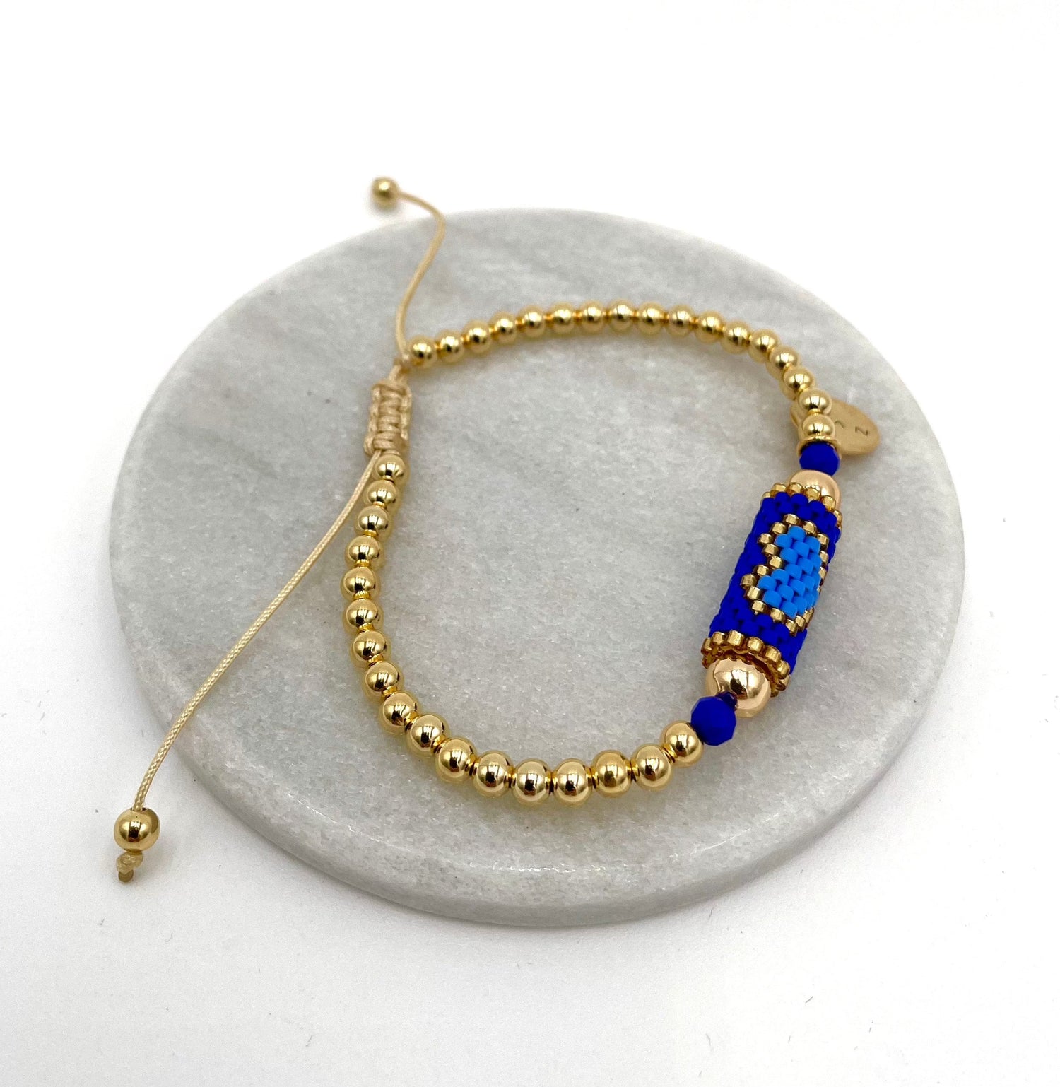 Mexoul Heart Miyuki bracelet handmade variant 3