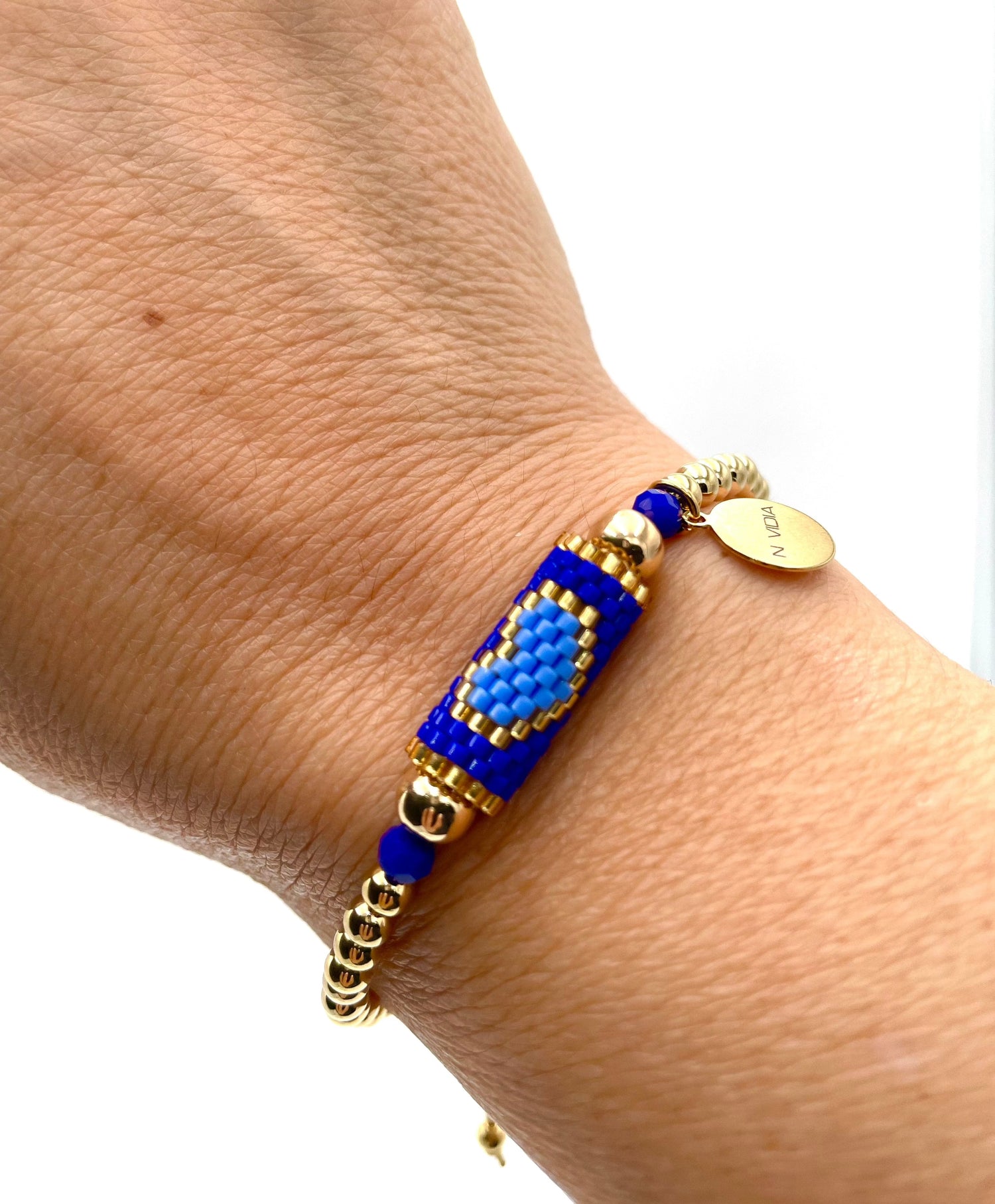 Mexoul Heart Miyuki bracelet handmade variant 3