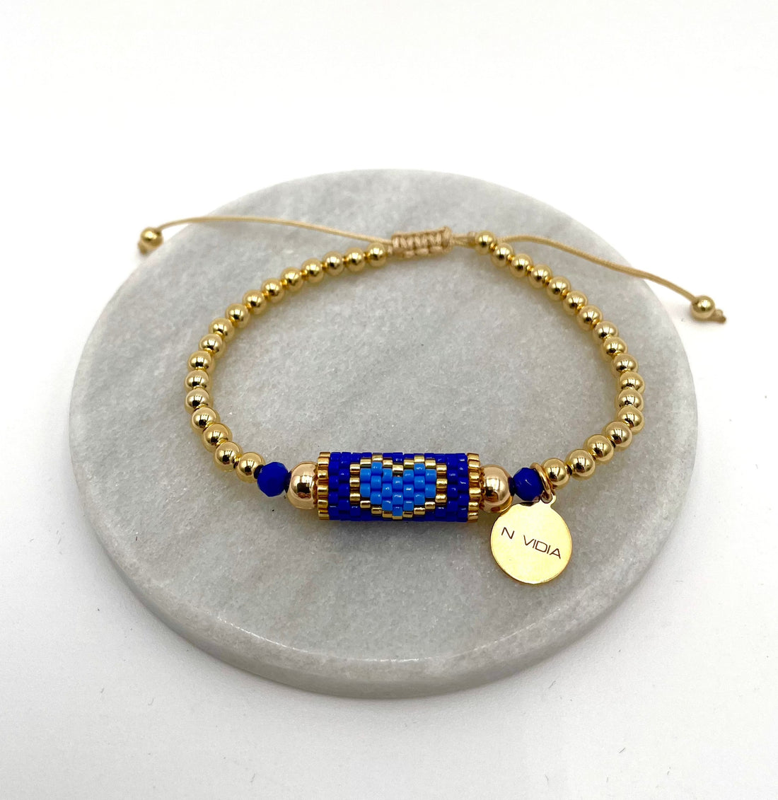 Mexoul Heart Miyuki bracelet handmade variant 3