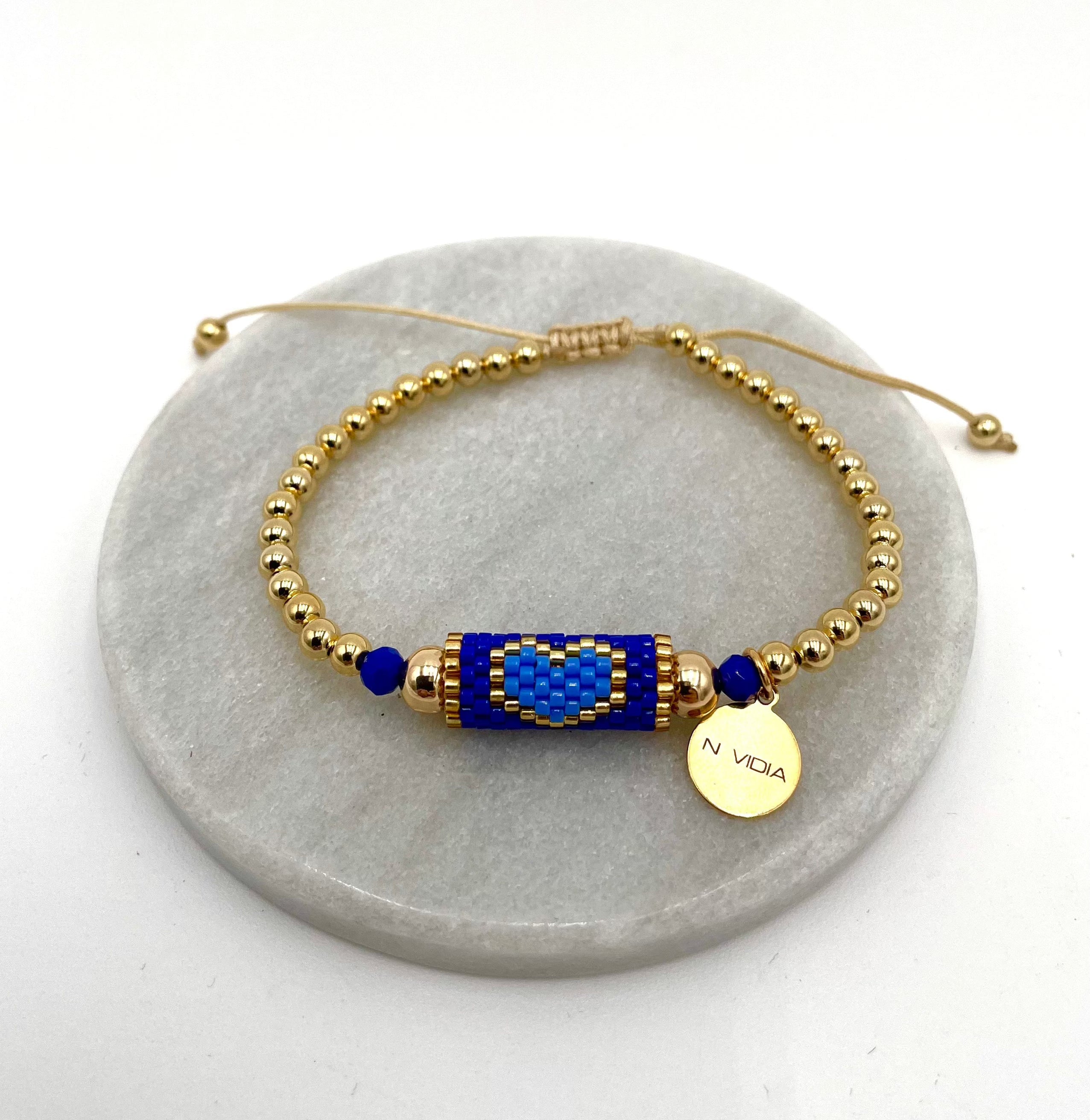 Mexoul Heart Miyuki bracelet handmade variant 3