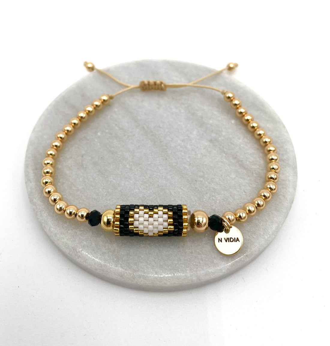 Mexoul Heart Miyuki bracelet handmade variant 4