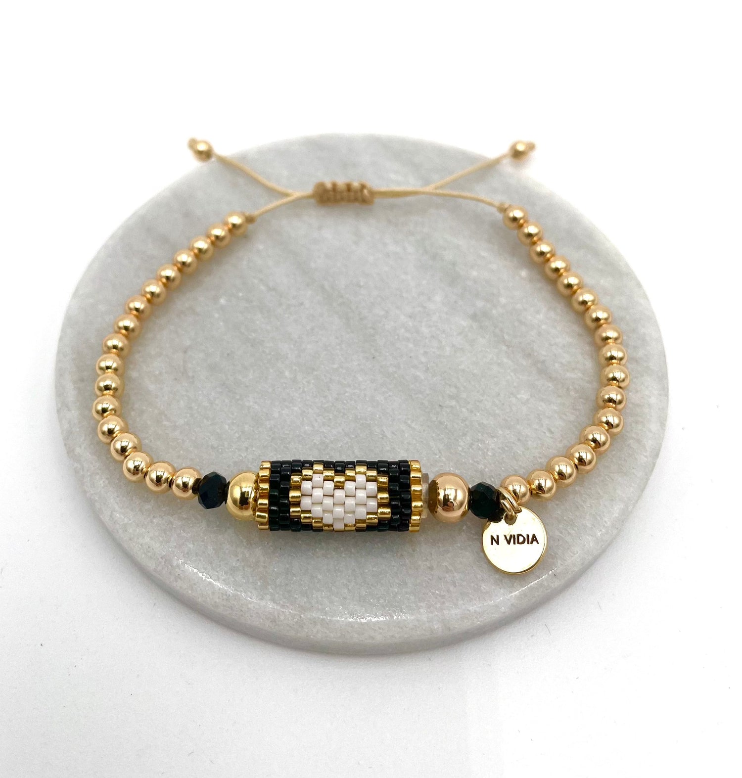 Mexoul Heart Miyuki bracelet handmade variant 4