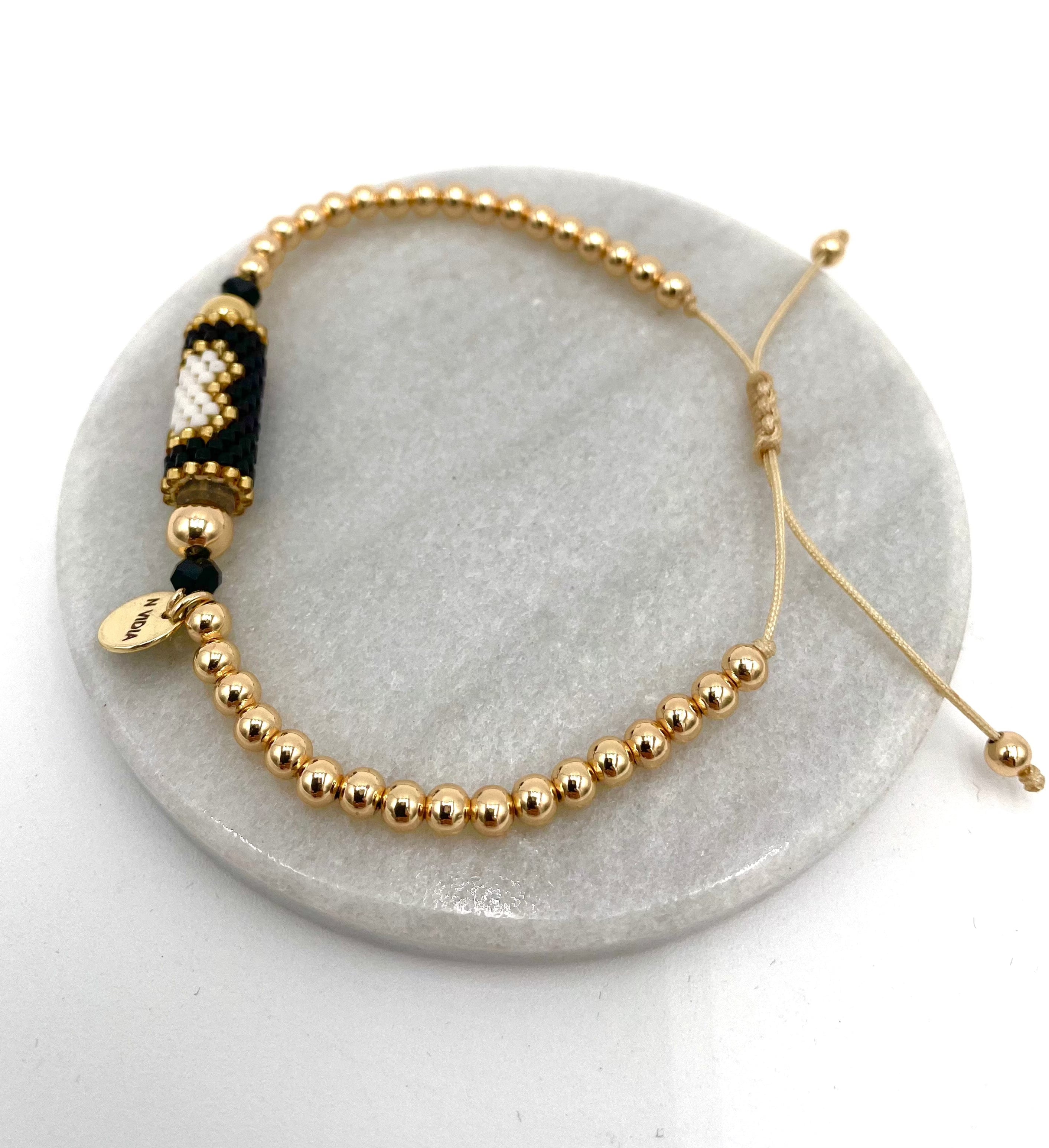 Mexoul Heart Miyuki bracelet handmade variant 4