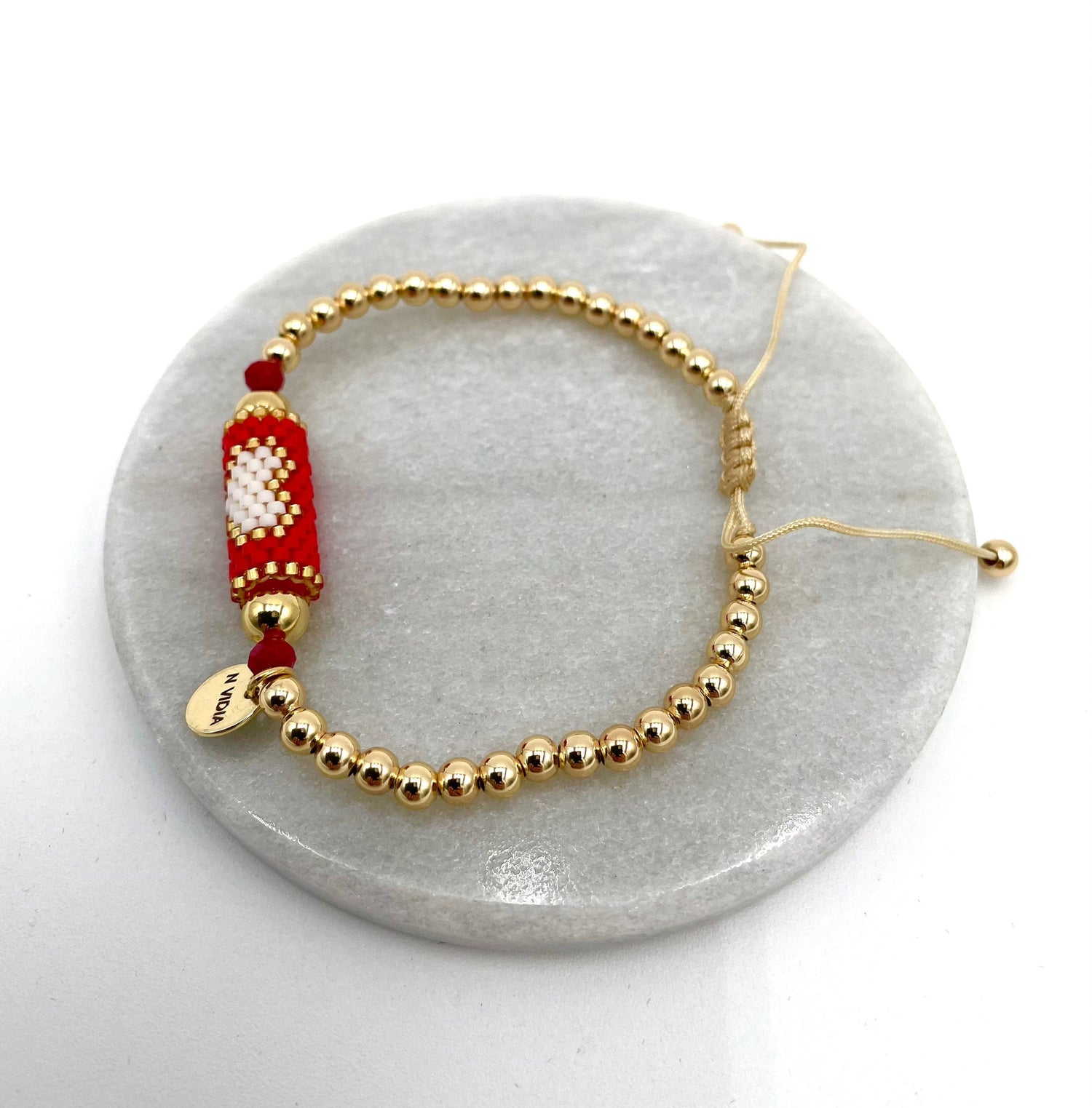 Mexoul Heart Miyuki bracelet handmade variant 6