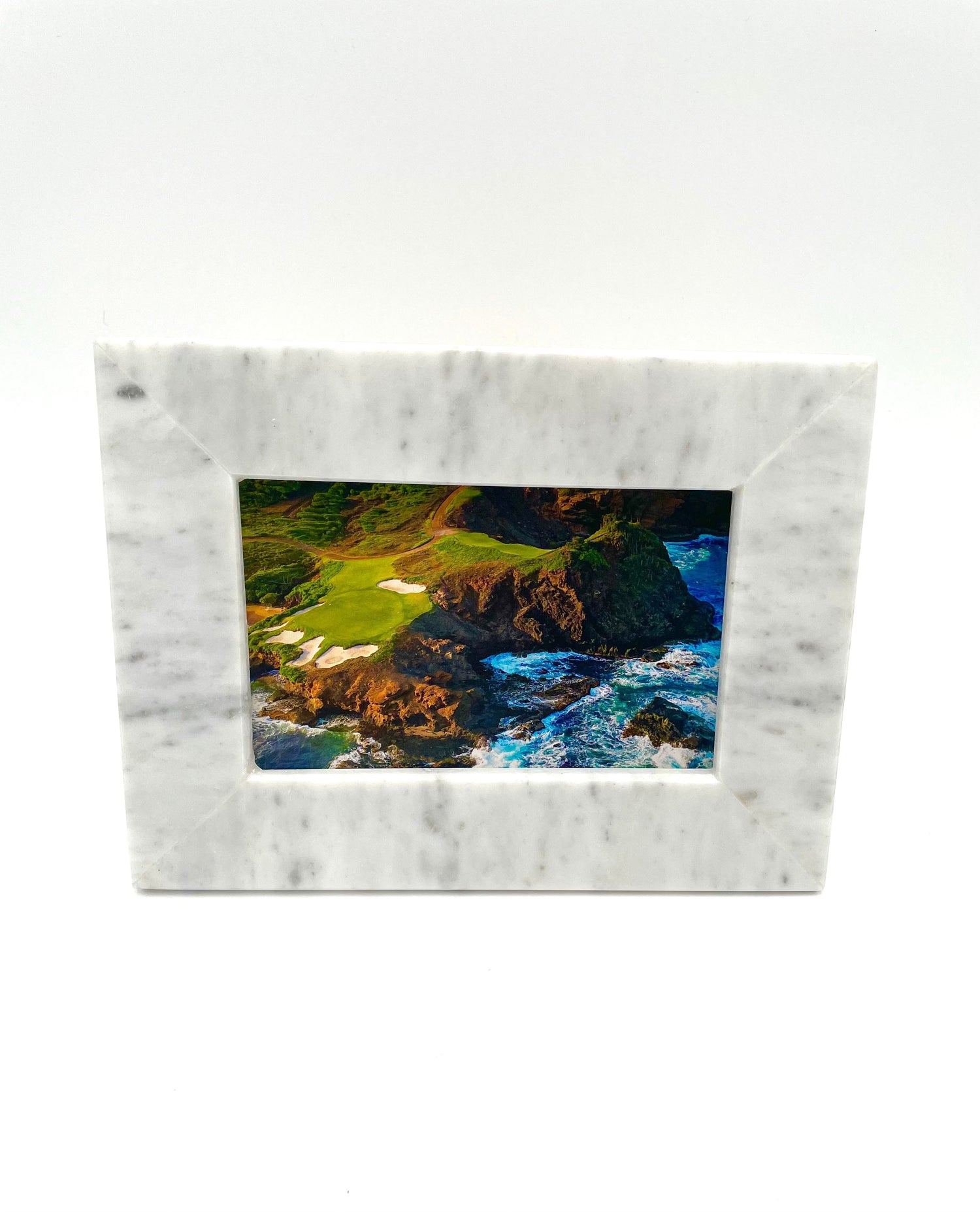 Mexoul Horizontal White Marble portrait holder (S)