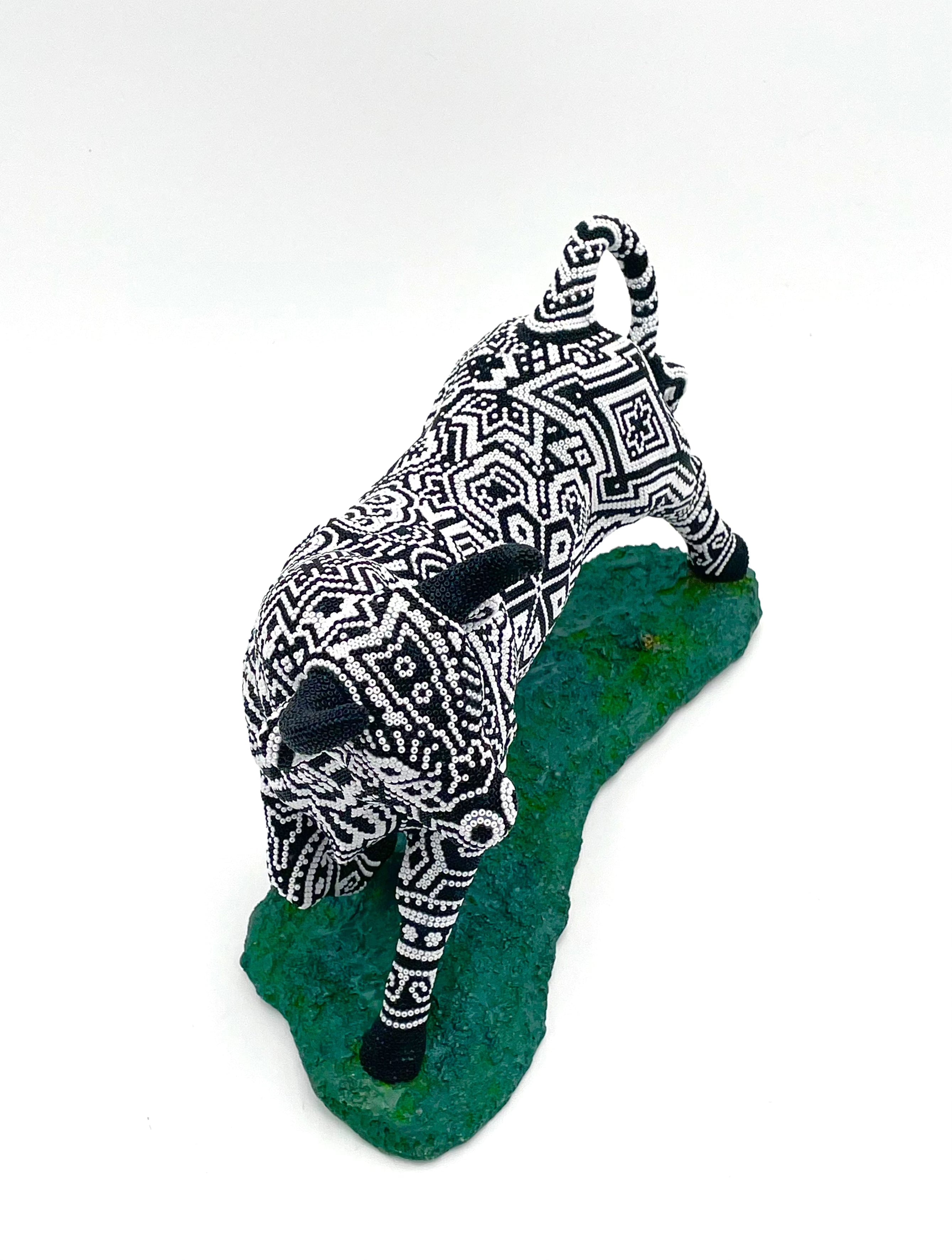Mexoul Huichol art Bull