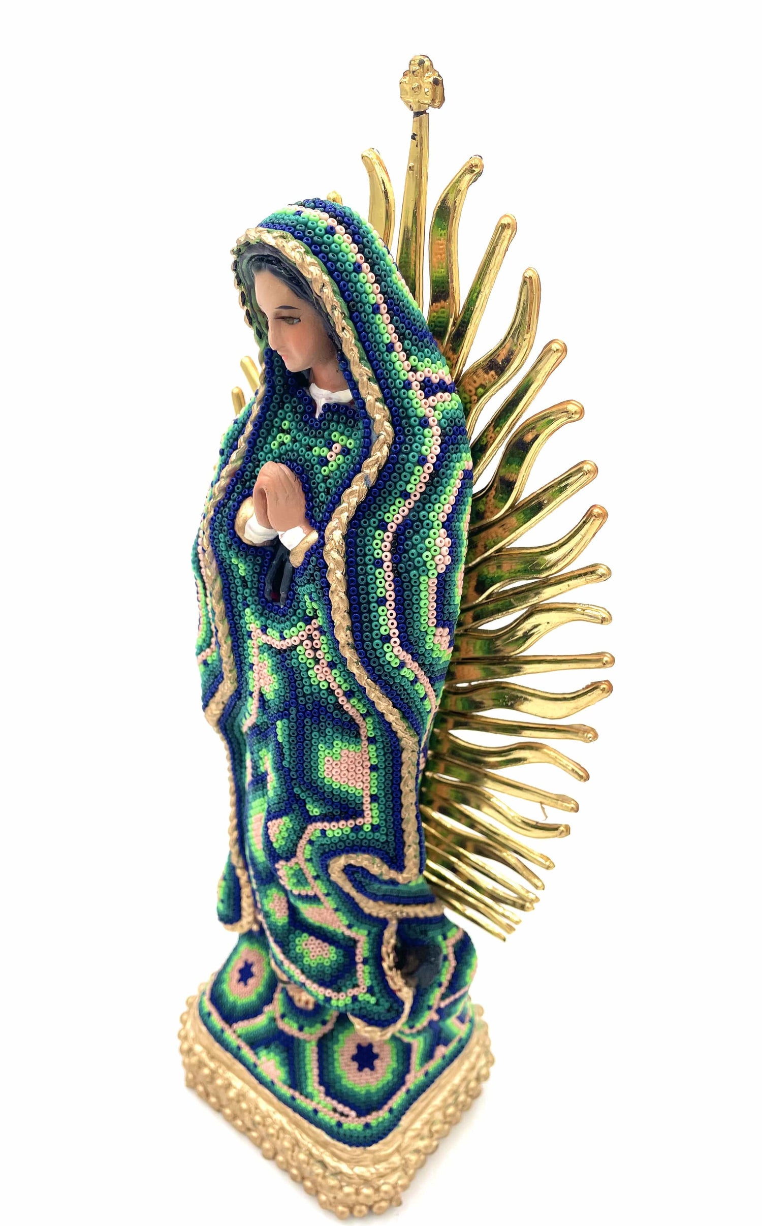 Mexoul Huichol art Virgin Mary