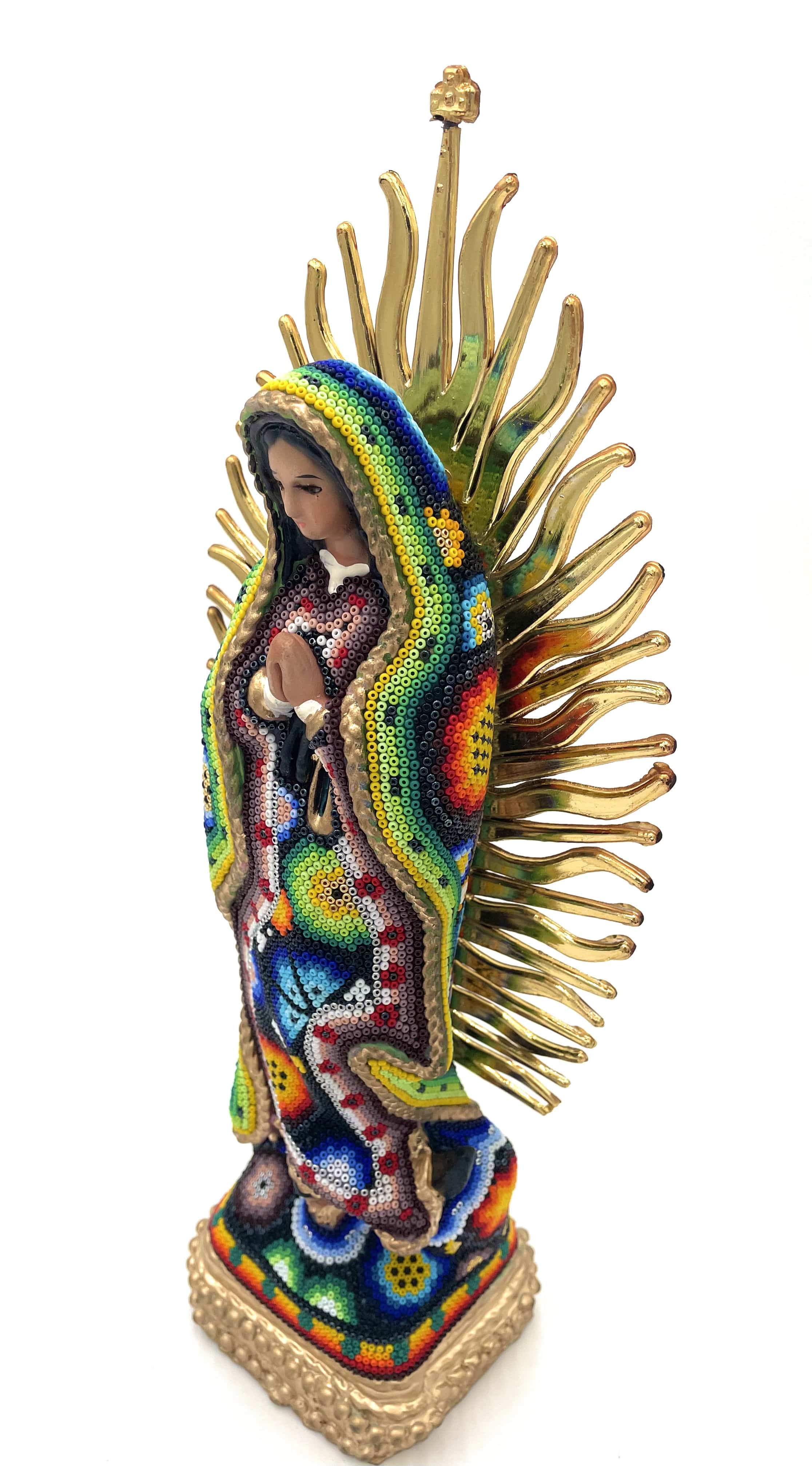 Mexoul Huichol art Virgin Mary