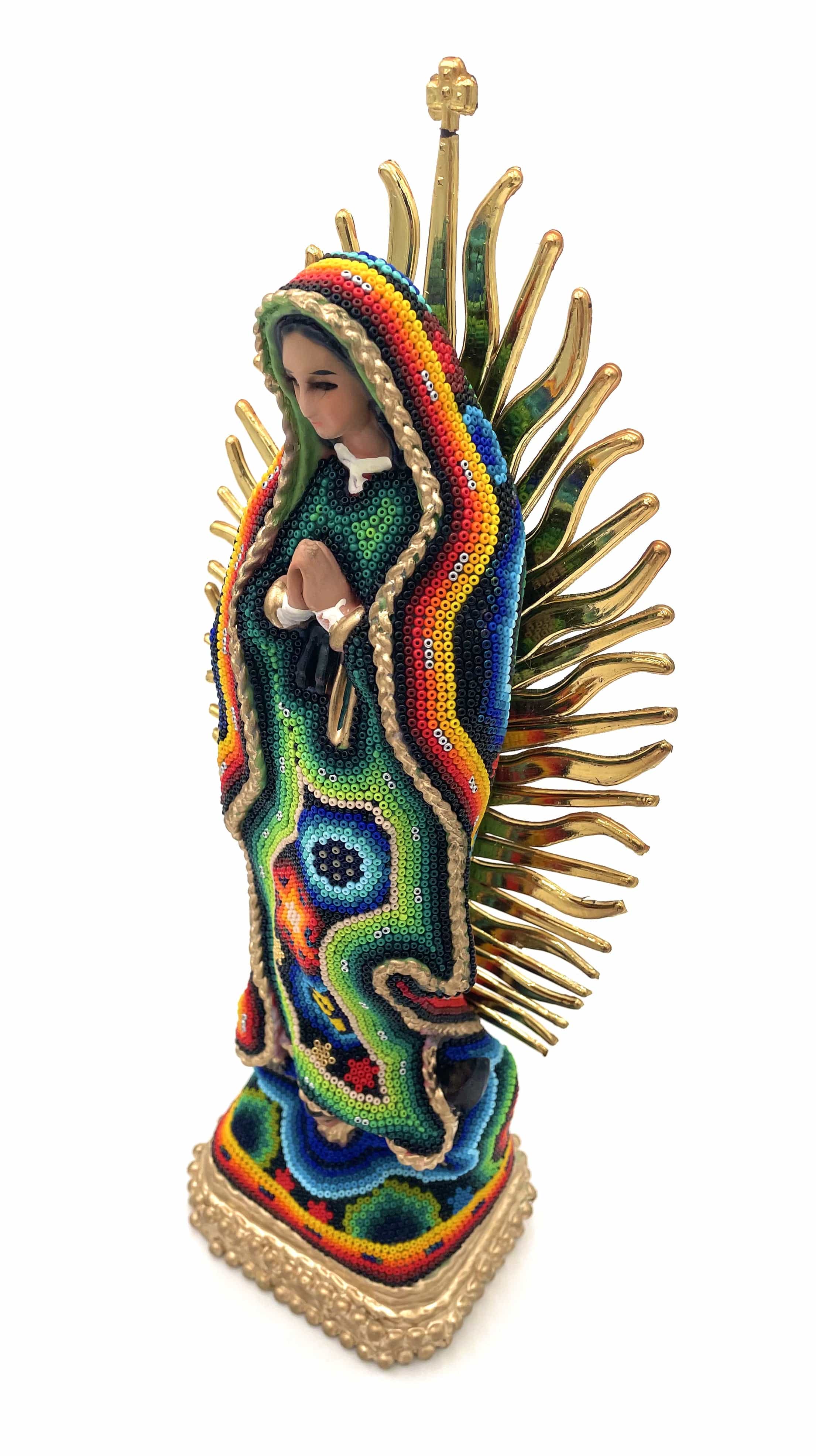 Mexoul Huichol art Virgin Mary
