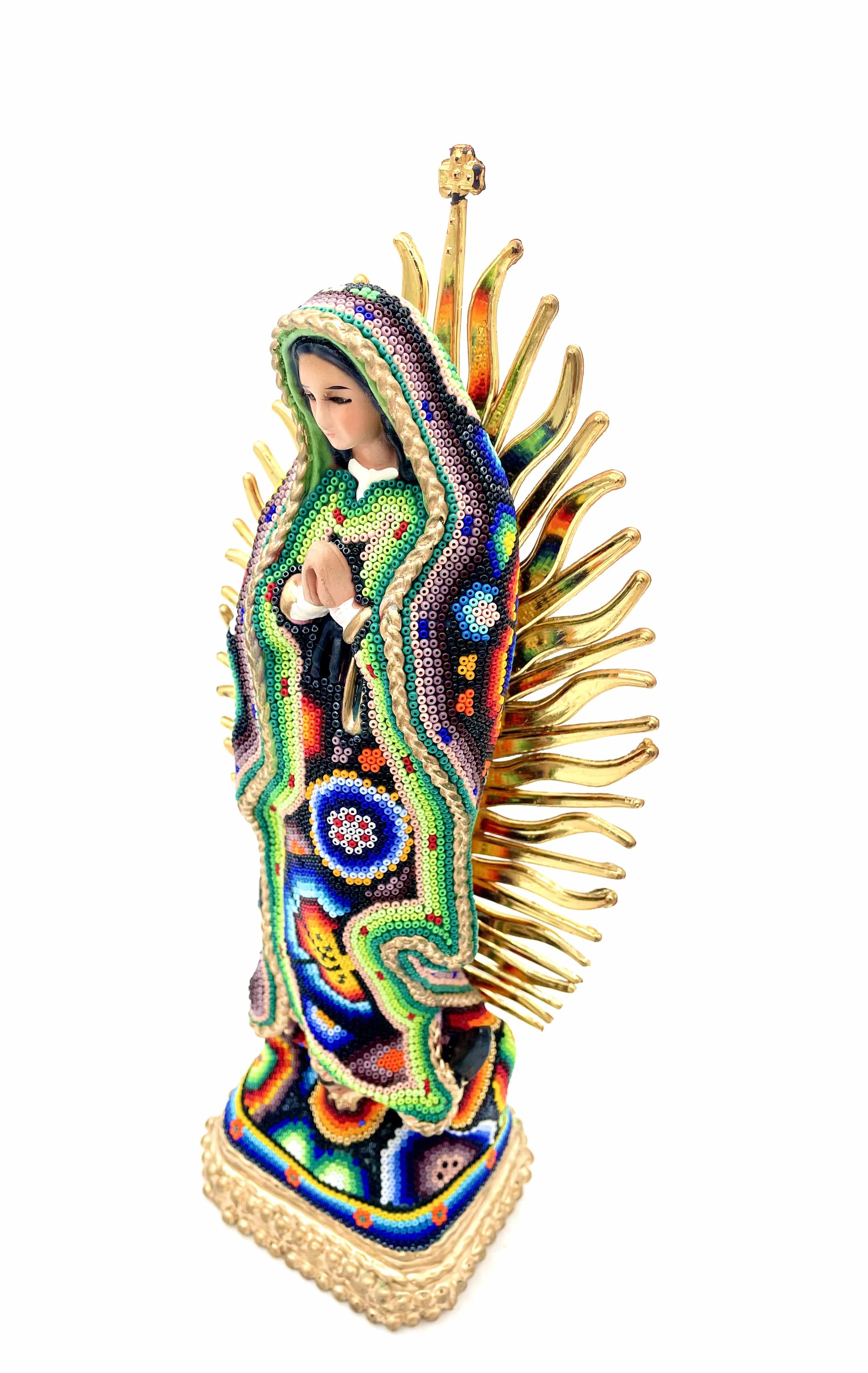 Mexoul Huichol art Virgin Mary
