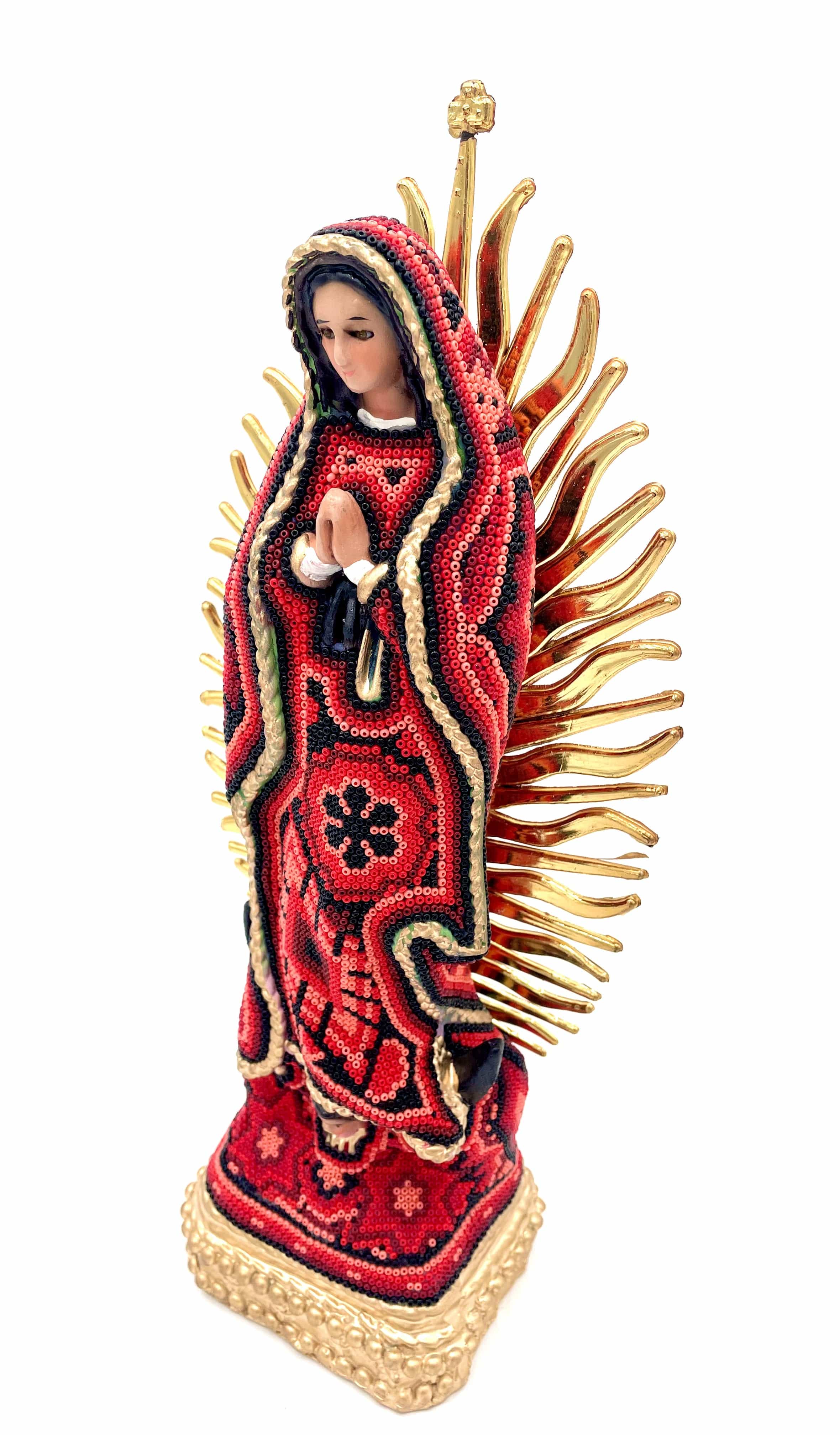 Mexoul Huichol art Virgin Mary