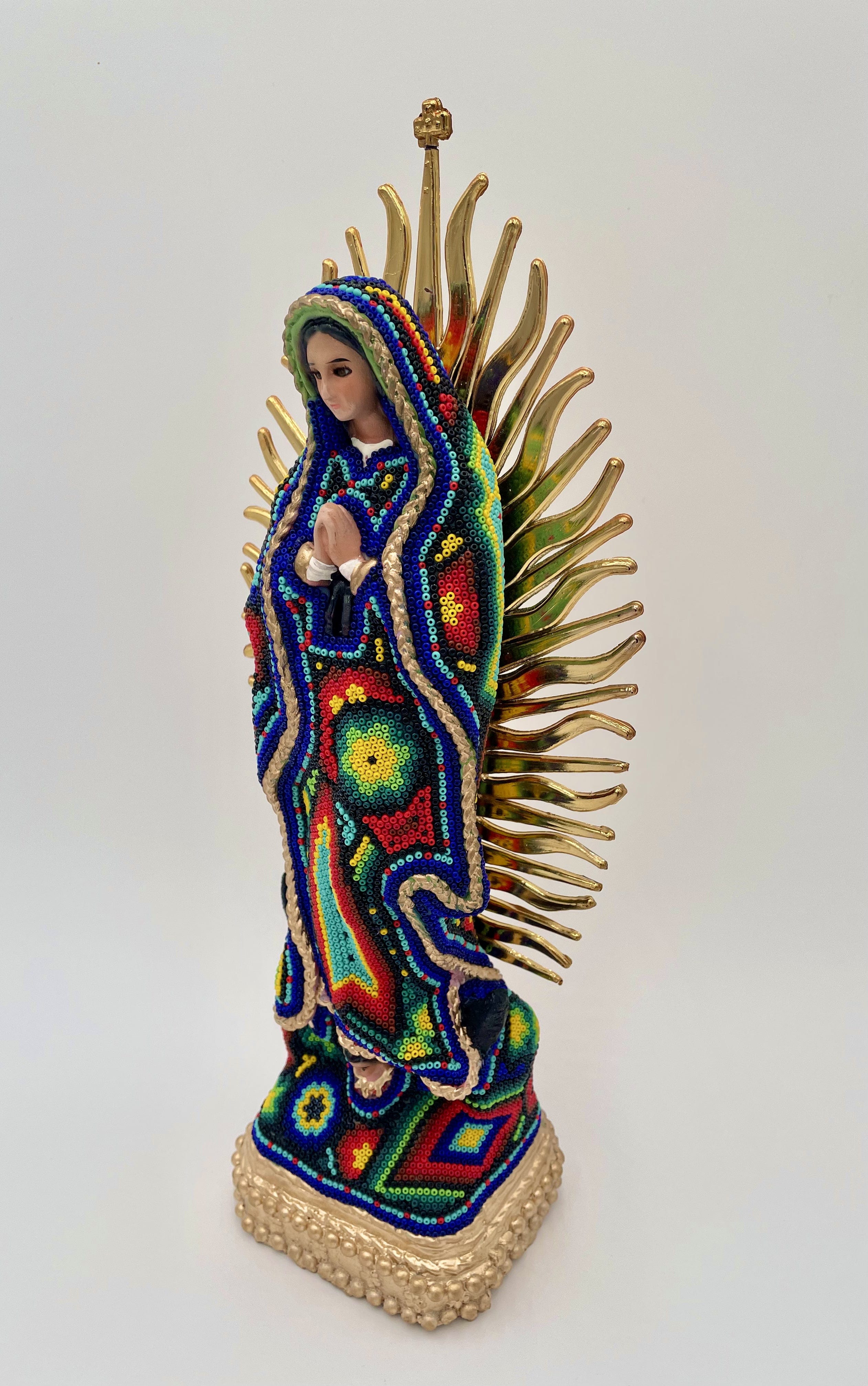 Mexoul Huichol art Virgin Mary