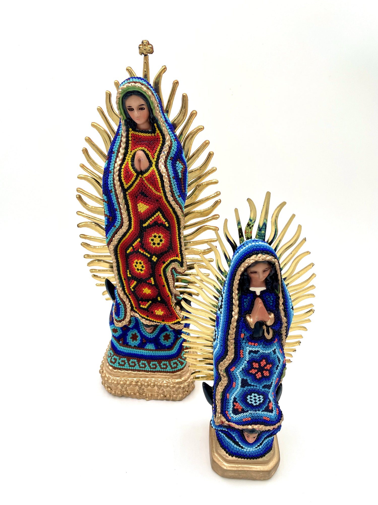 Mexoul Huichol art Virgin Mary