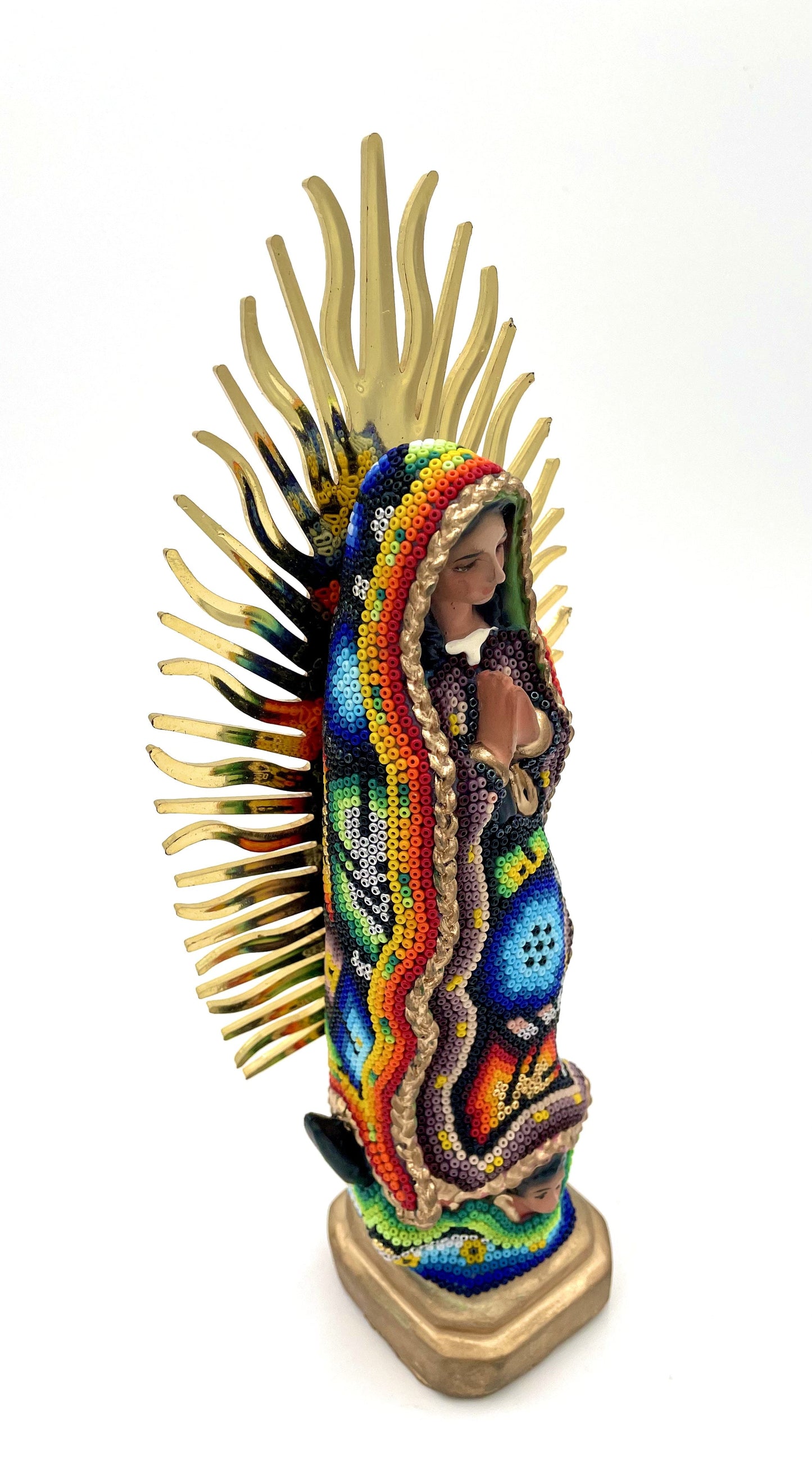 Mexoul Huichol art Virgin Mary (S)