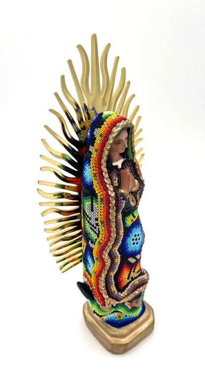 Mexoul Huichol art Virgin Mary (S)