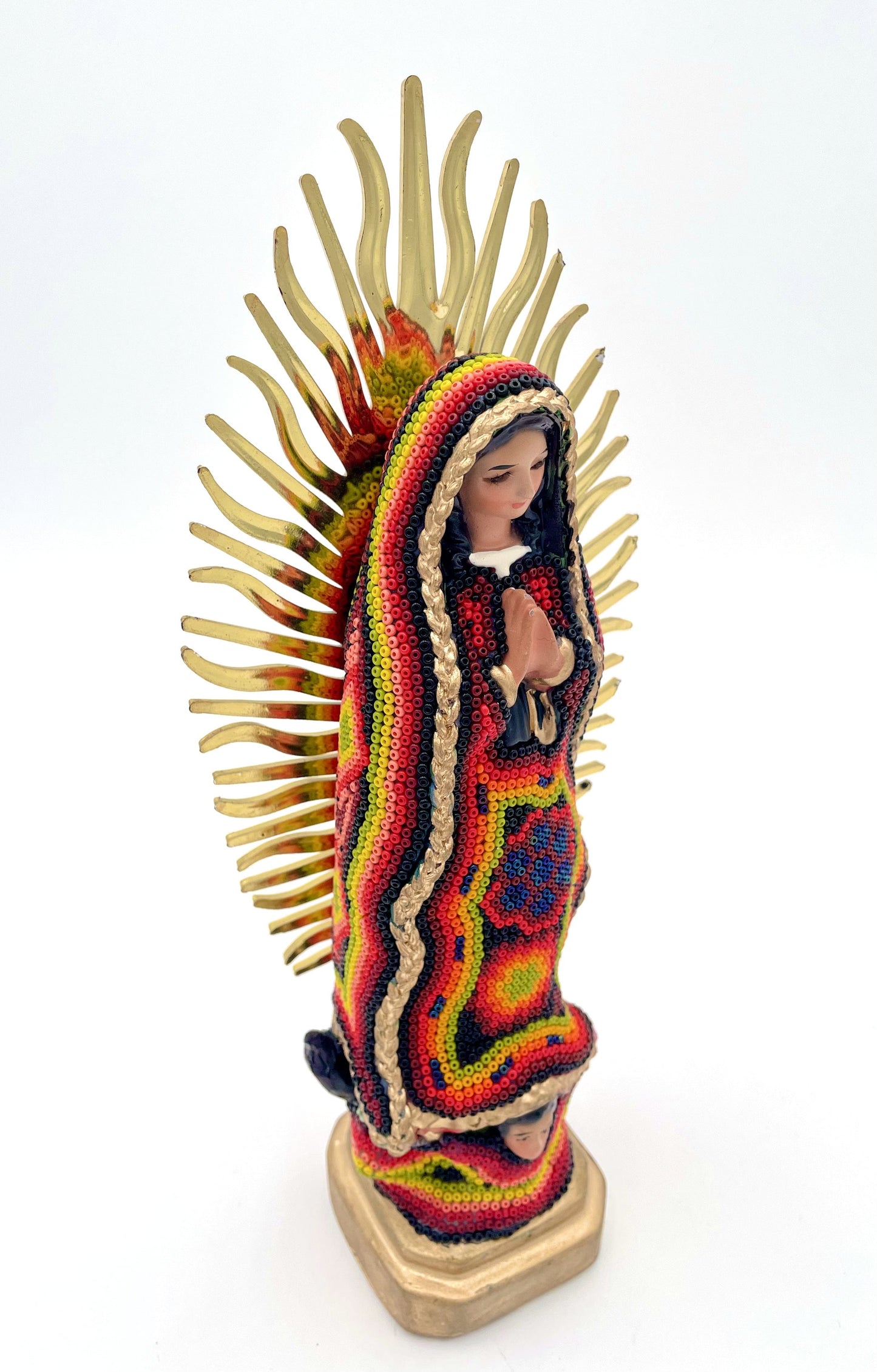 Mexoul Huichol art Virgin Mary (S)