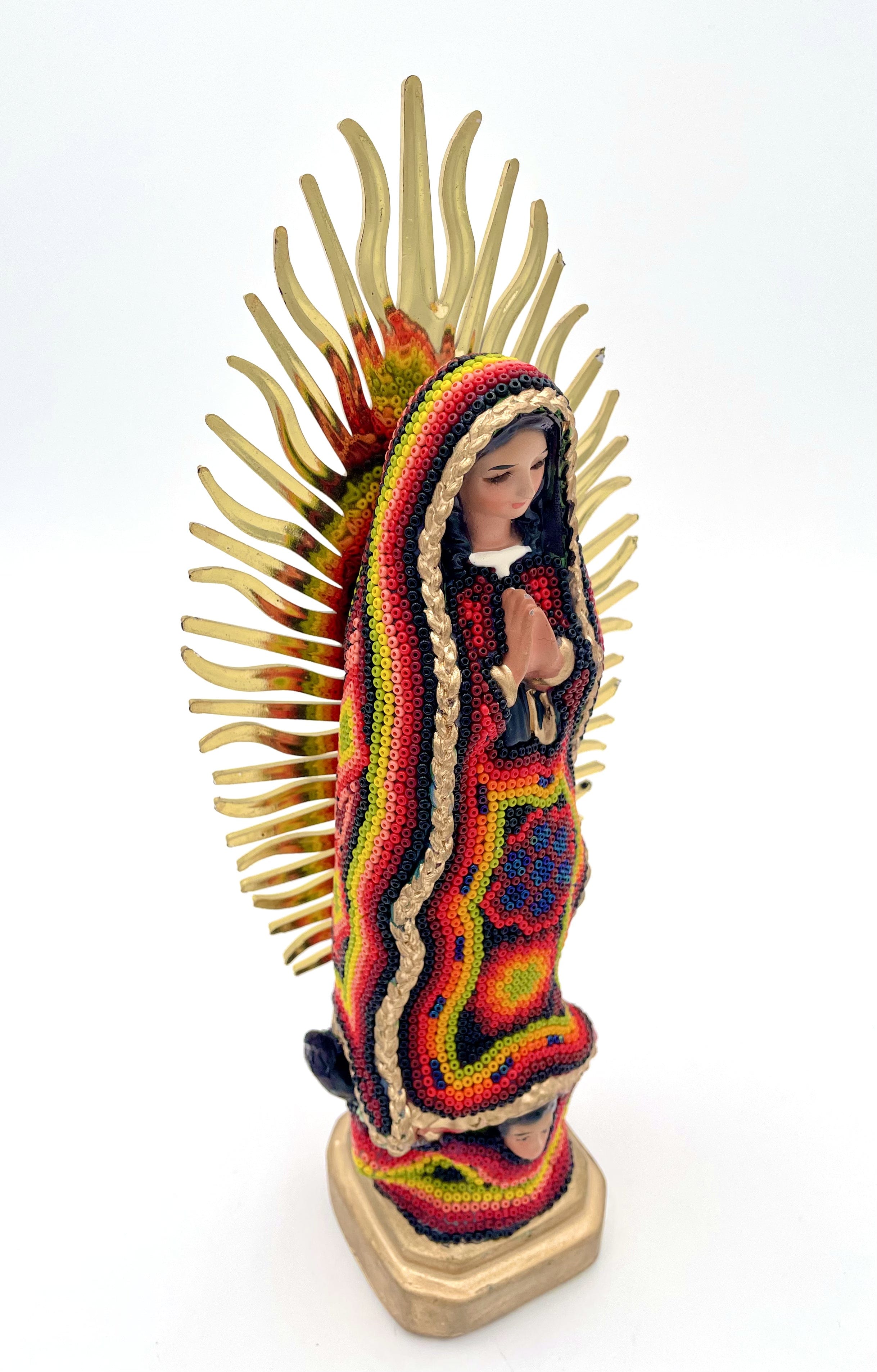 Mexoul Huichol art Virgin Mary (S)
