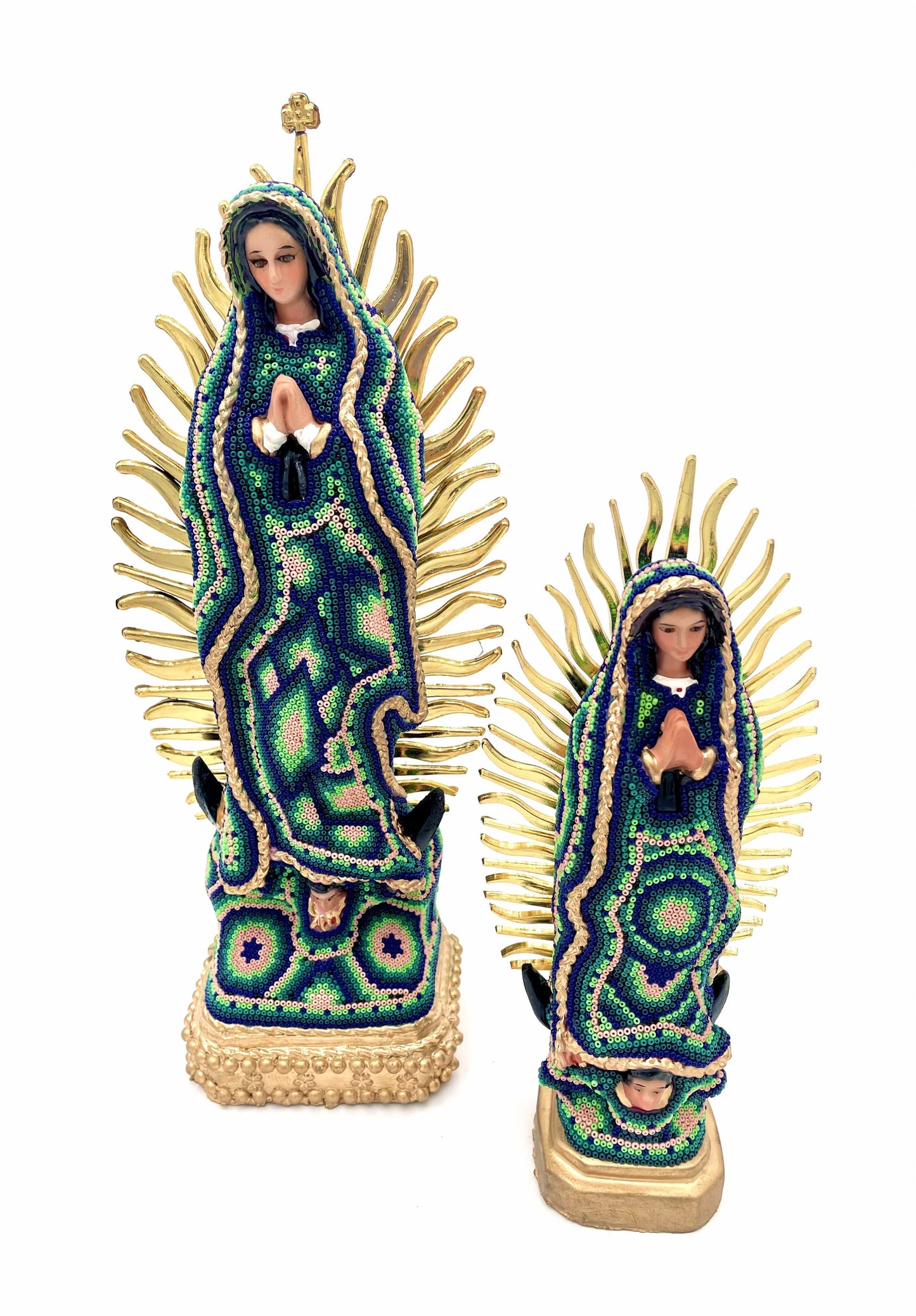 Mexoul Huichol art Virgin Mary (S)