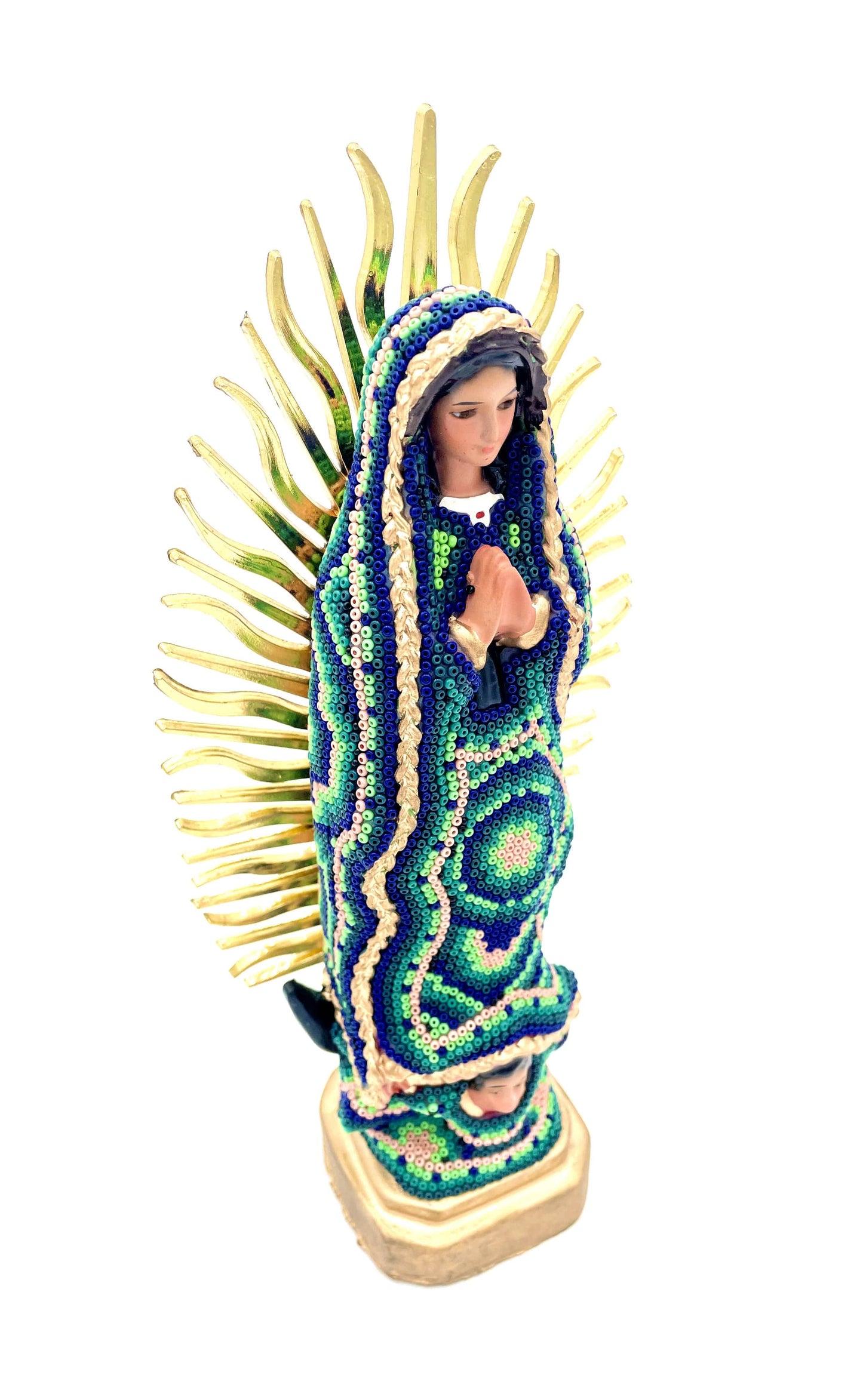 Mexoul Huichol art Virgin Mary (S)