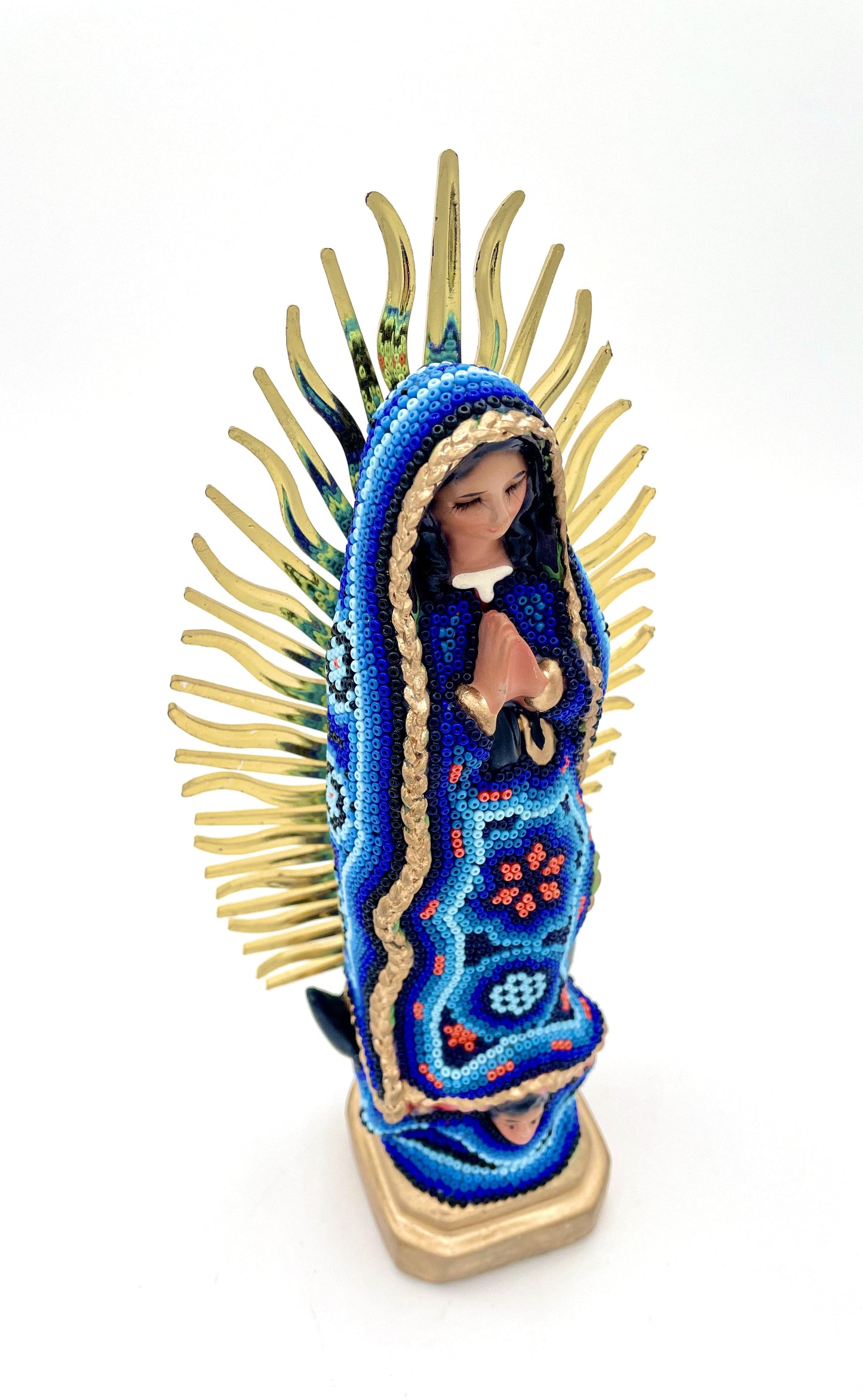 Mexoul Huichol art Virgin Mary (S)