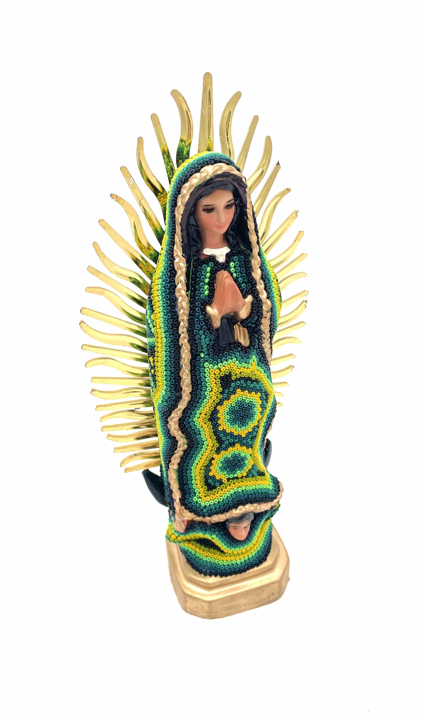 Mexoul Huichol art Virgin Mary (S)