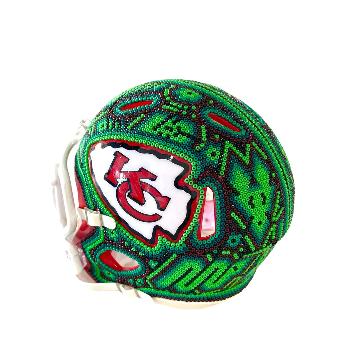 Mexoul Kansas City Chiefs NFL mini helmet(GREEN)