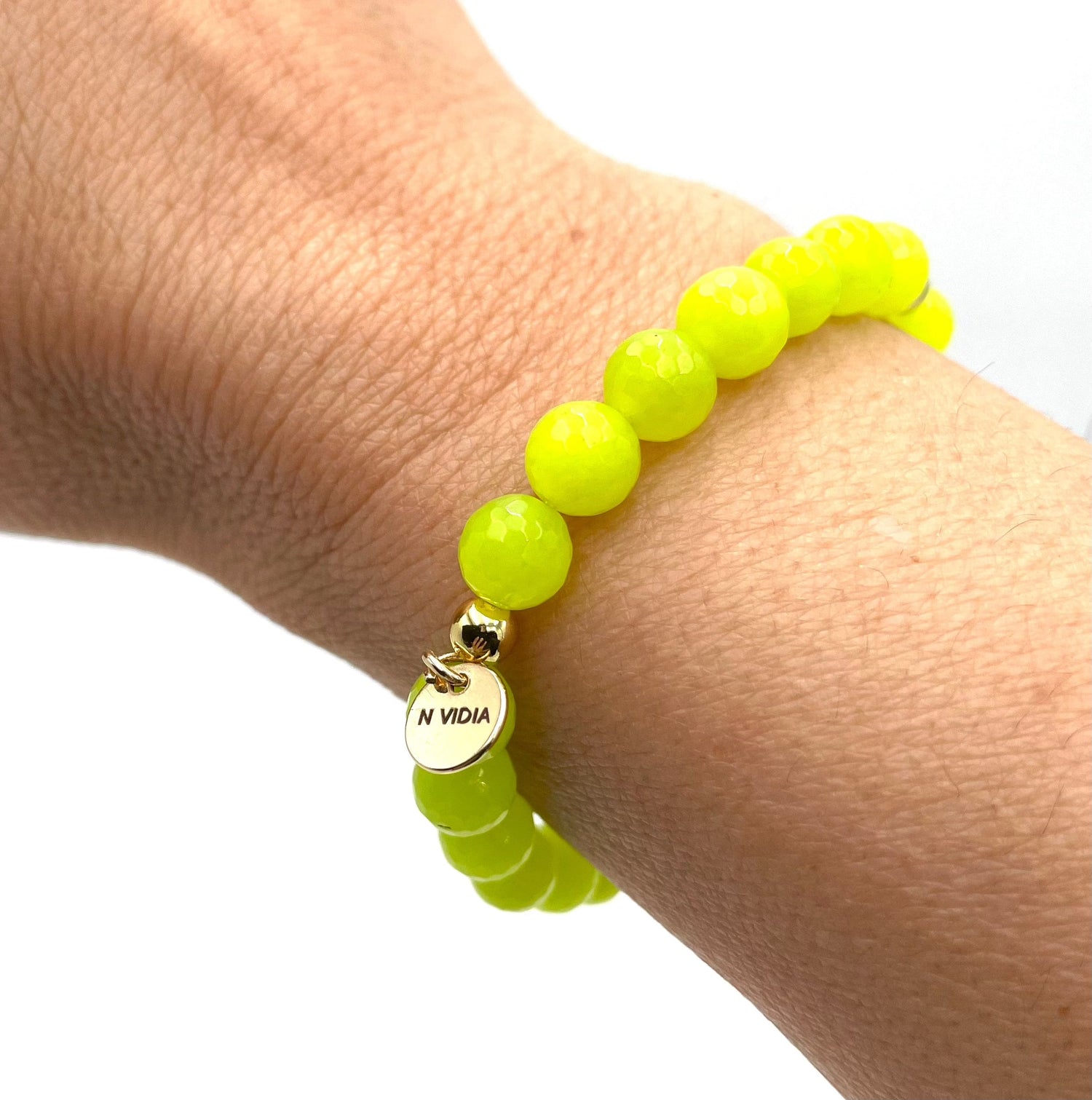 Mexoul Light green Handmade Natural Stone Bracelet