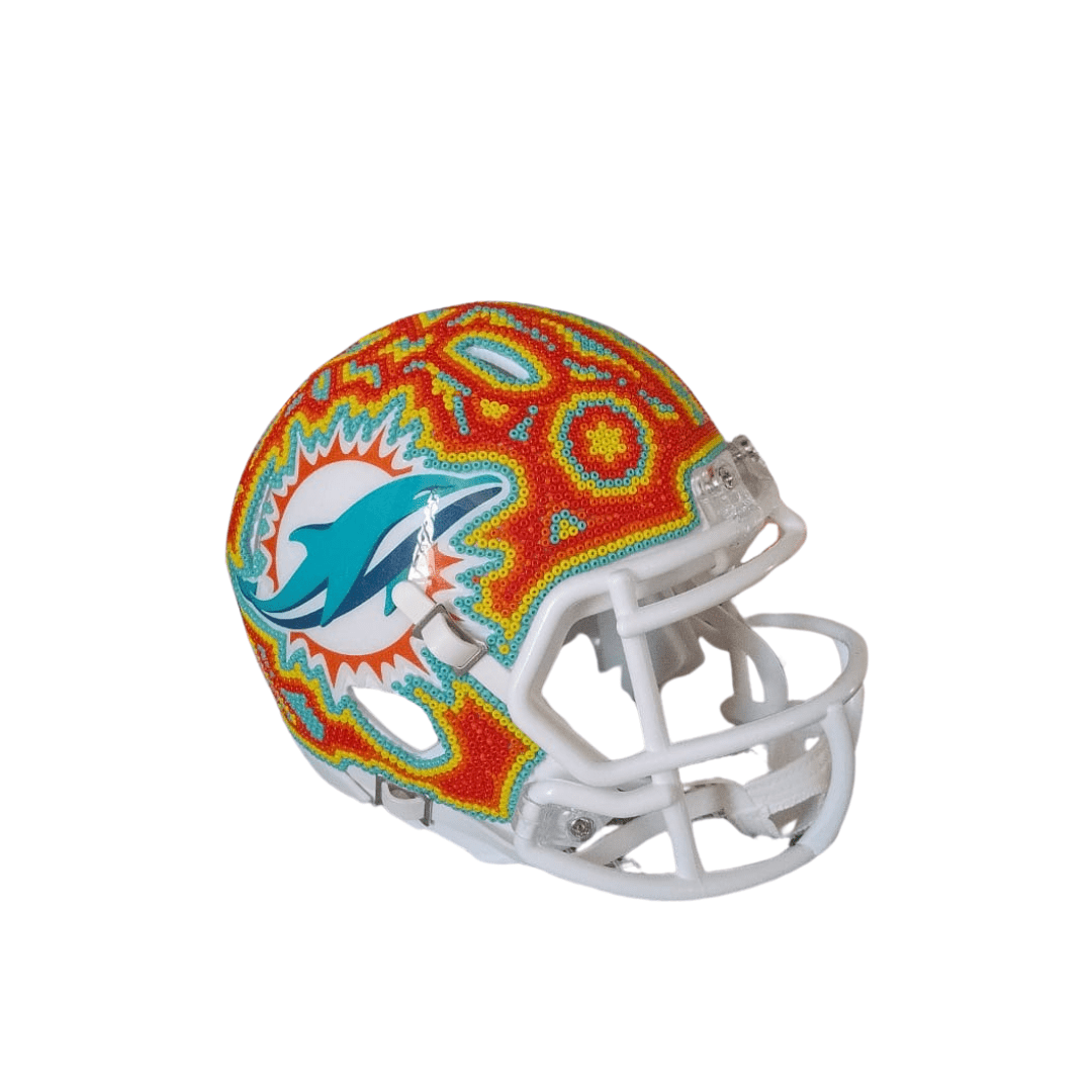 Mexoul MIami Dolphins NFL mini helmet