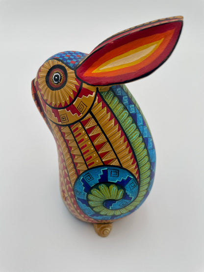 Mexoul Multi-color bunny alebrije