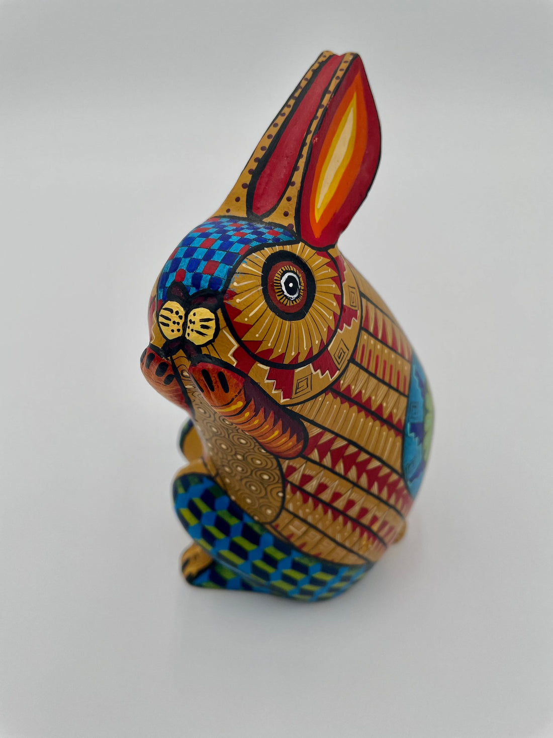 Mexoul Multi-color bunny alebrije