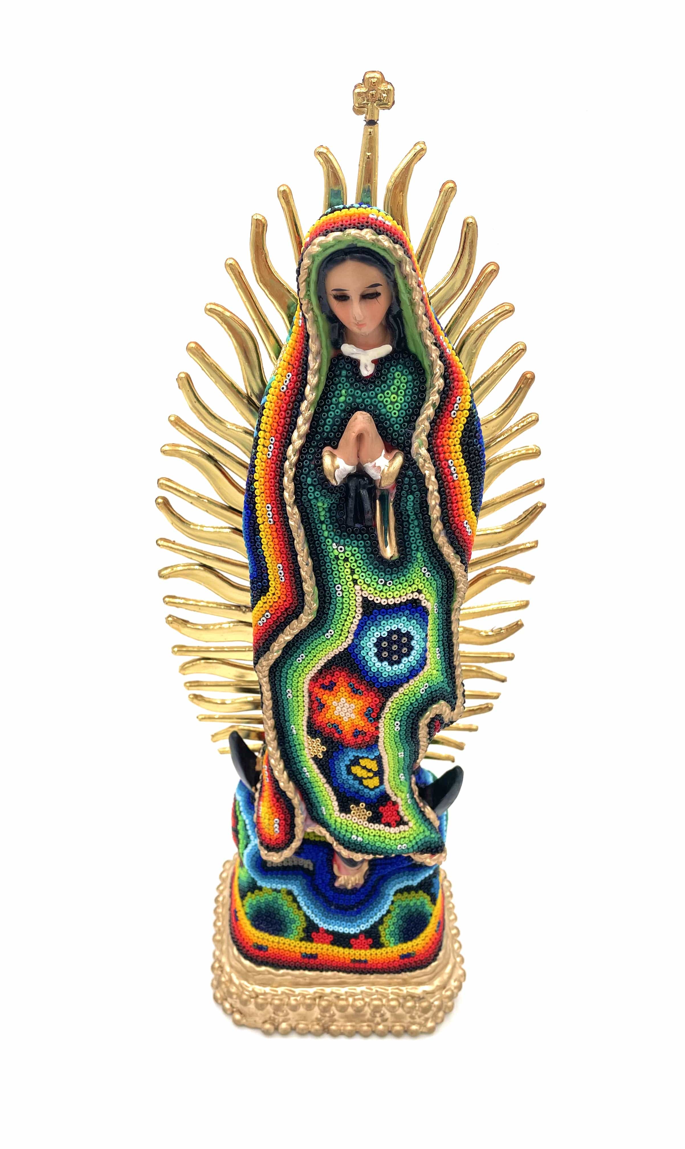 Mexoul MULTICOLOR 2 Huichol art Virgin Mary