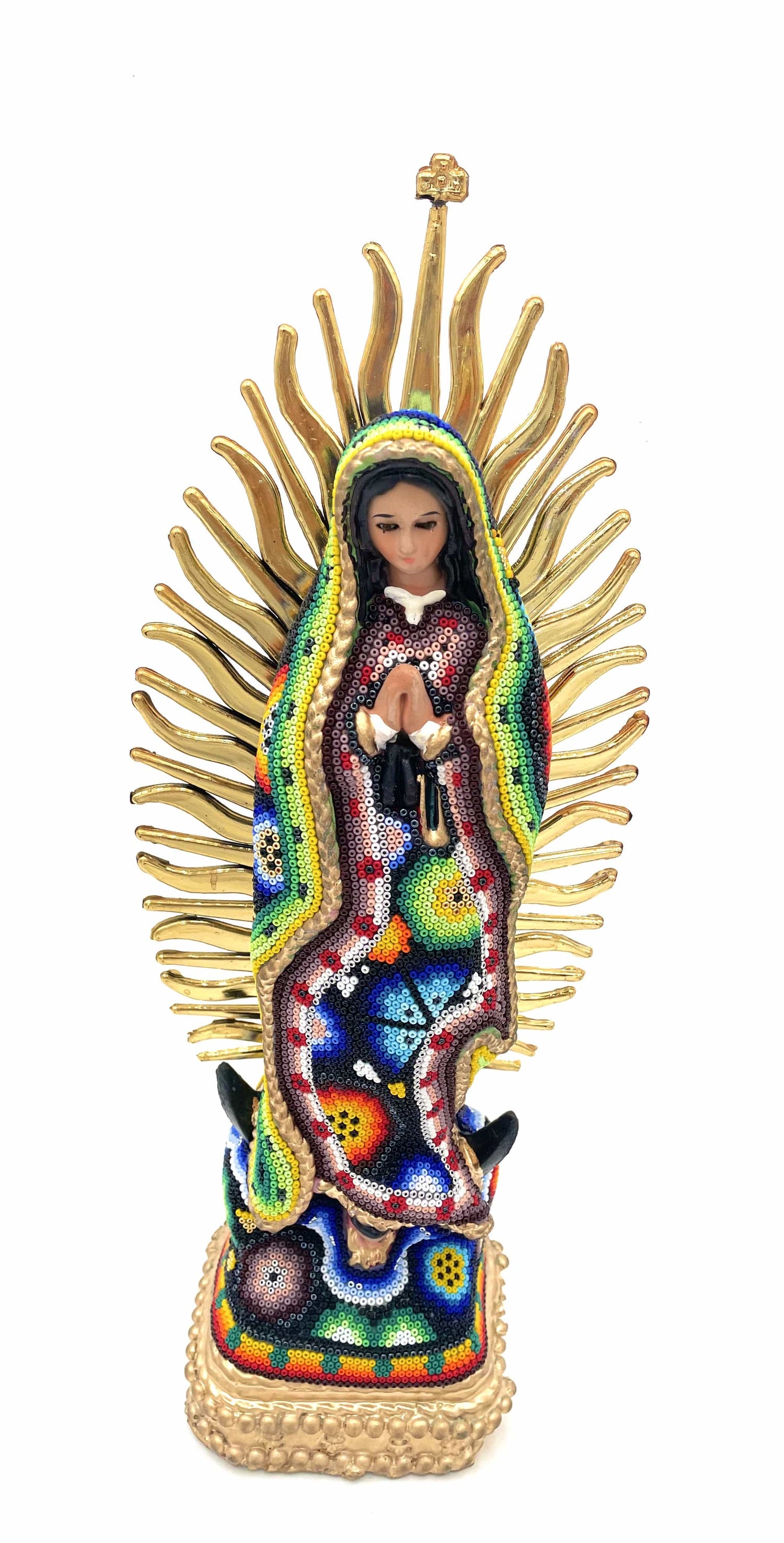 Mexoul MULTICOLOR 3 Huichol art Virgin Mary