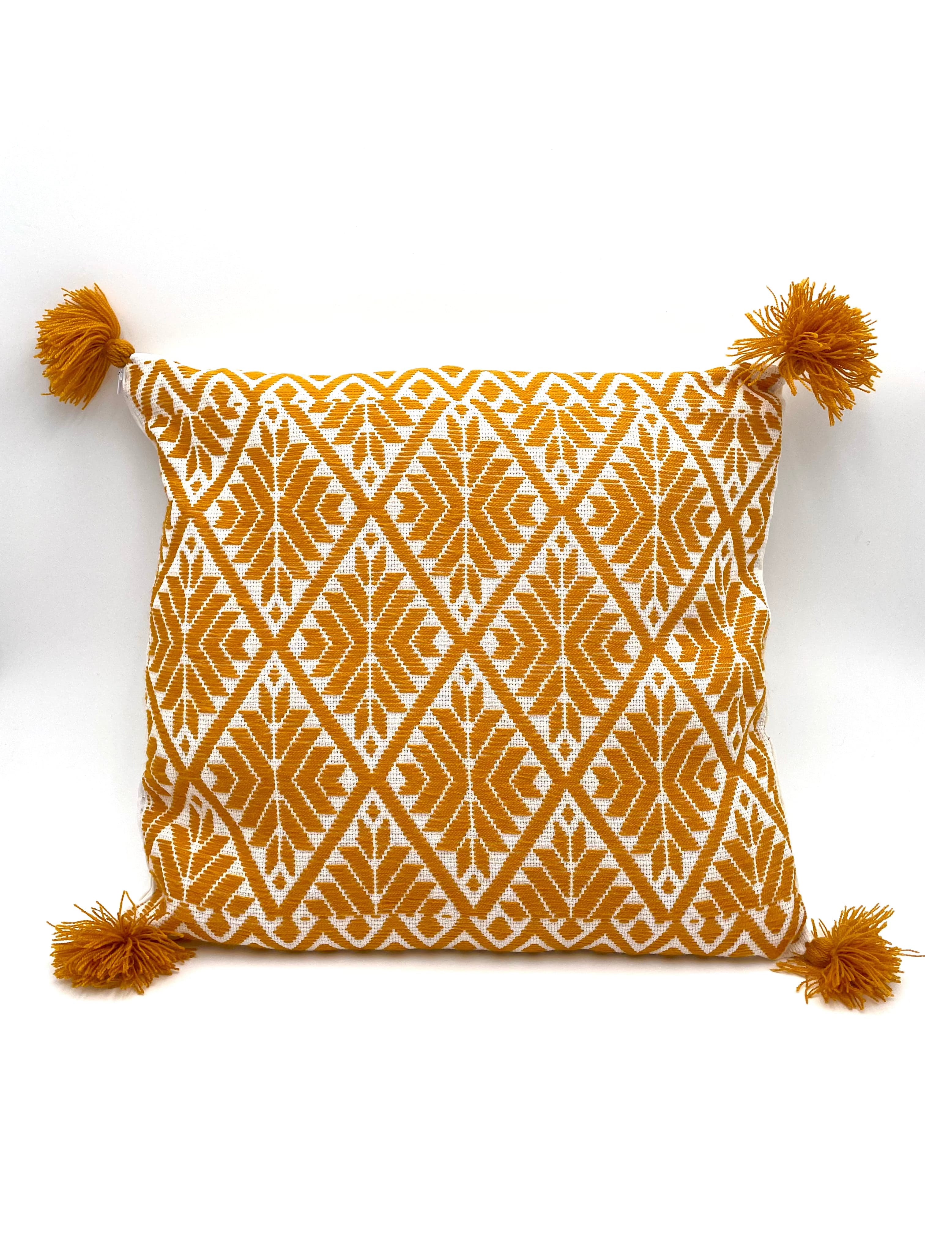 Mexoul Mustard Embroidered cushions