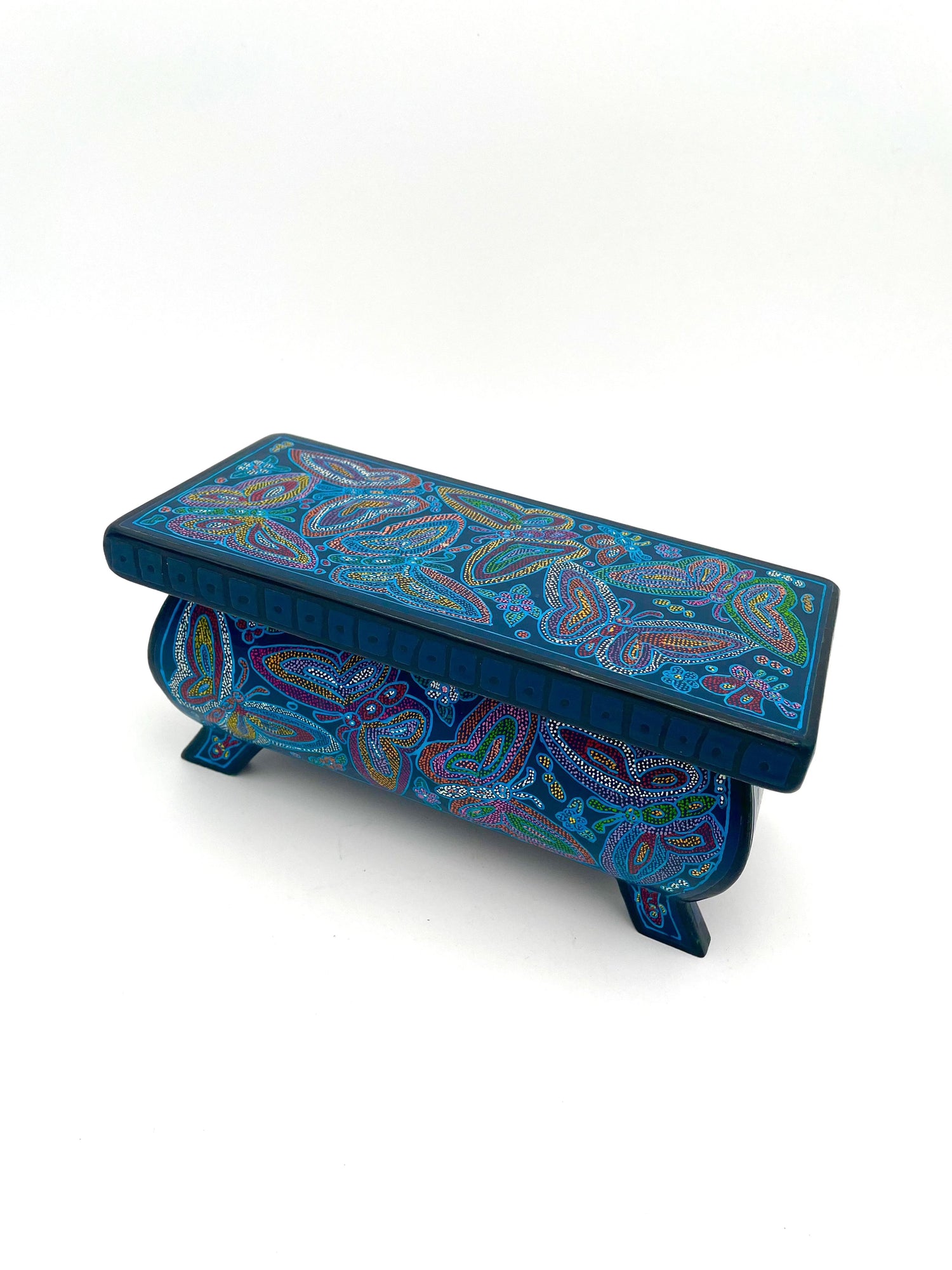 Mexoul Olinala box (M) blue butterflies