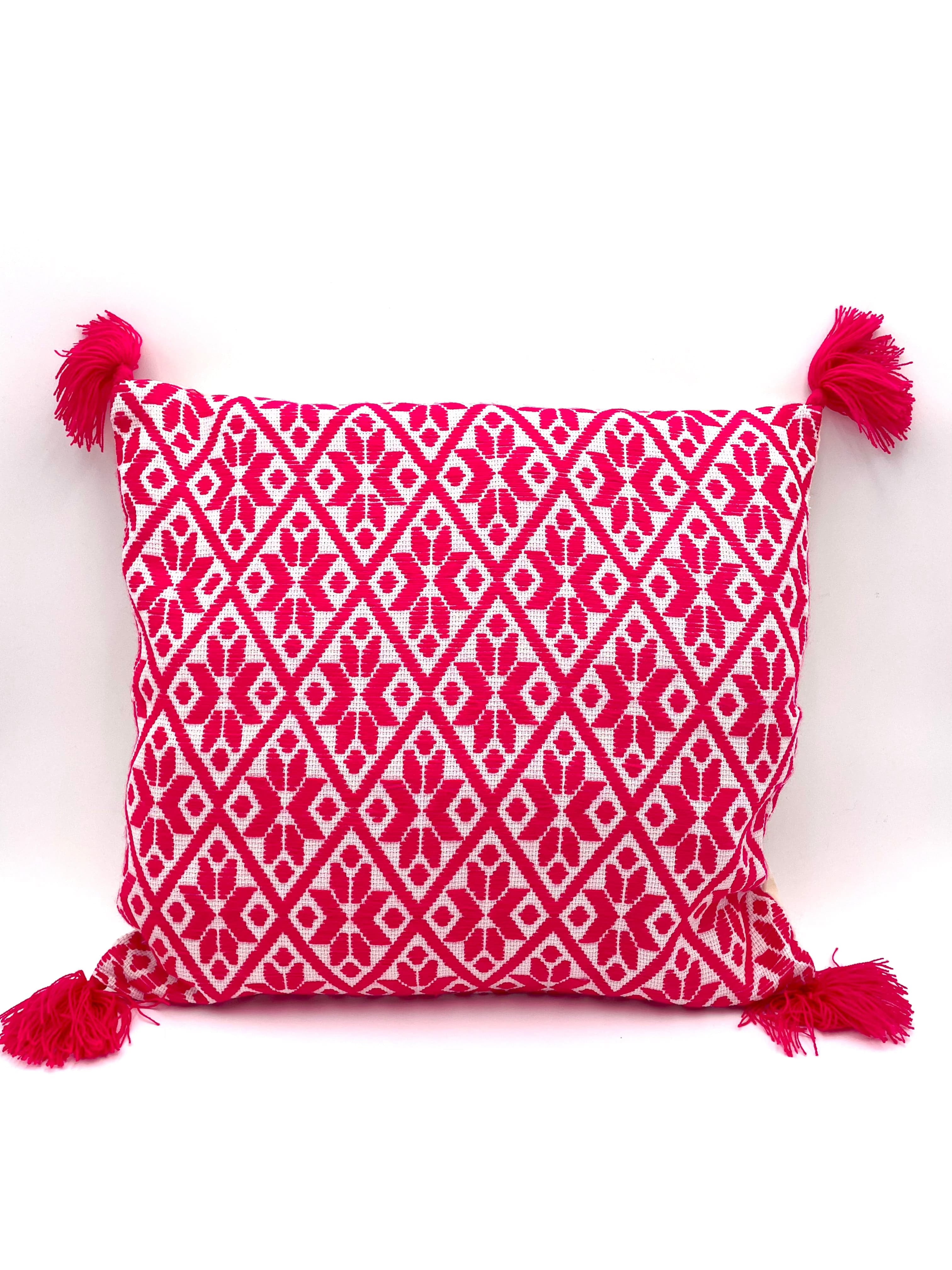 Mexoul Pink Embroidered cushions