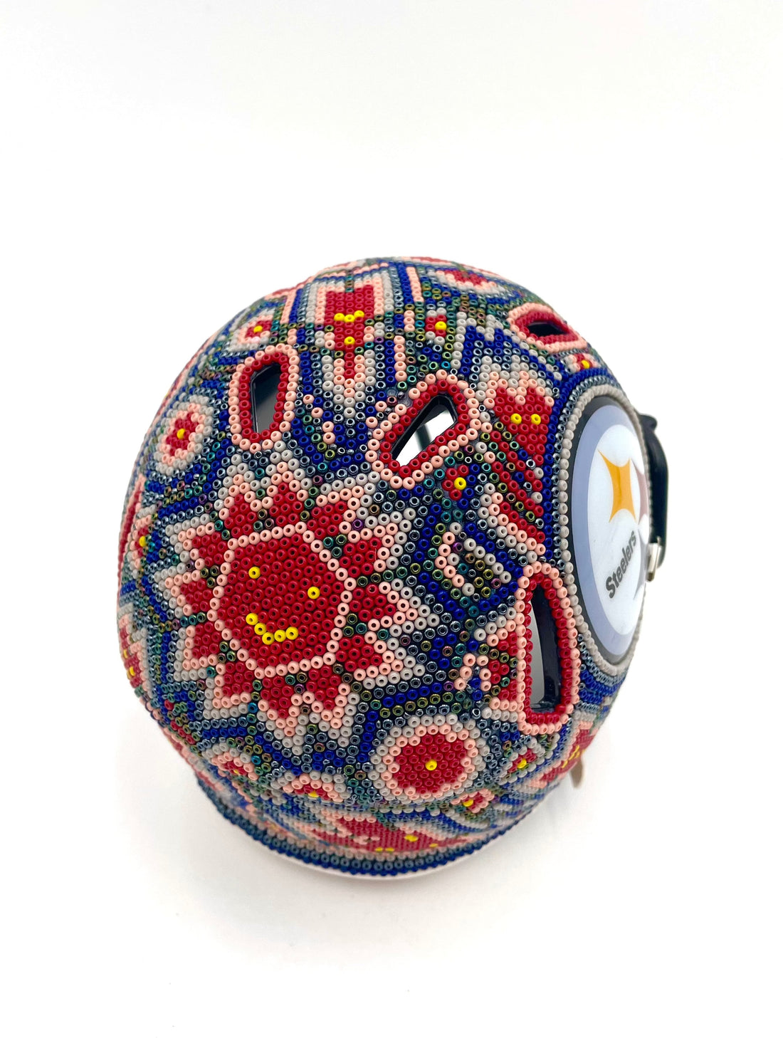 Mexoul Pittsburgh Steelers NFL mini helmet (RED-GRAY)