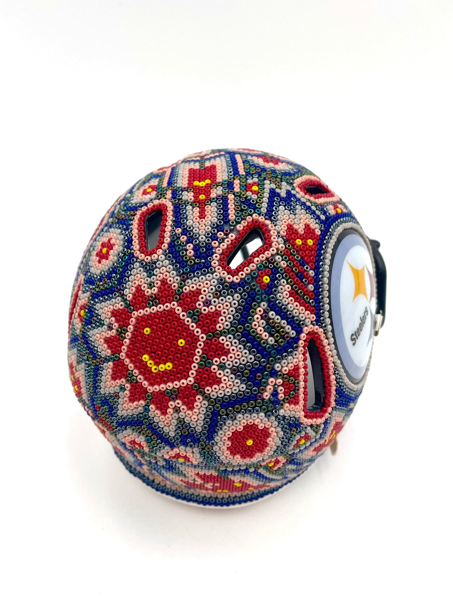 Mexoul Pittsburgh Steelers NFL mini helmet (RED-GRAY)